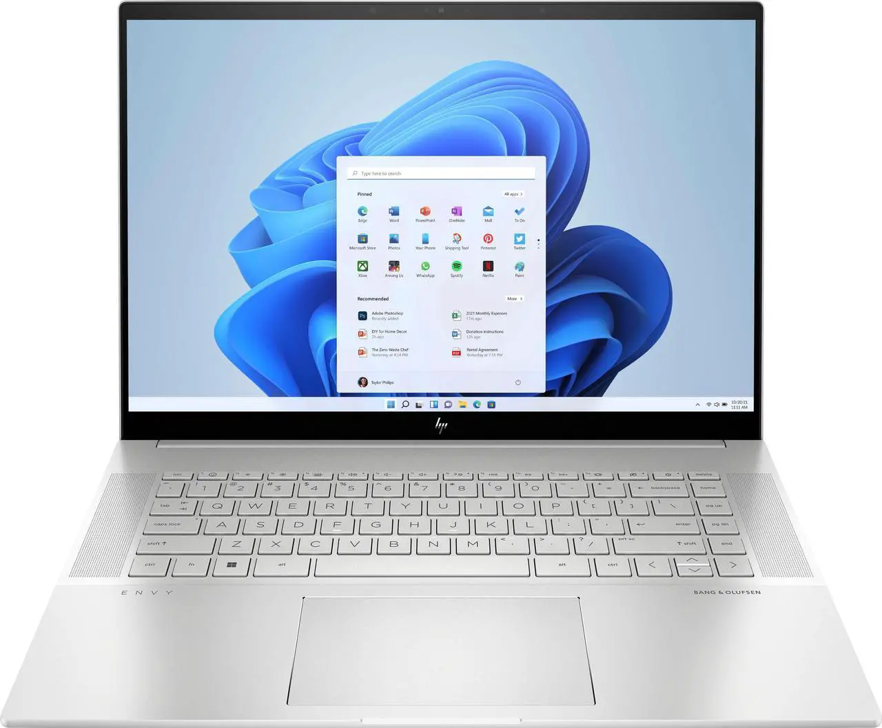Main image of HP - ENVY 17.3" Laptop - Intel Core i7 - 12GB Memory - 512GB SSD - Natural Silver Notebook 17-cr0013dx