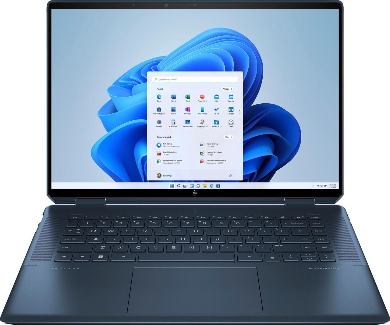 Alt view image 7 of 7 - HP - Spectre 2-in-1 16" 3K+ Touch-Screen Laptop - Intel Evo platform Core i7 - 16GB Memory - 512GB SSD - Nocturne Blue 16-f1013dx Tablet