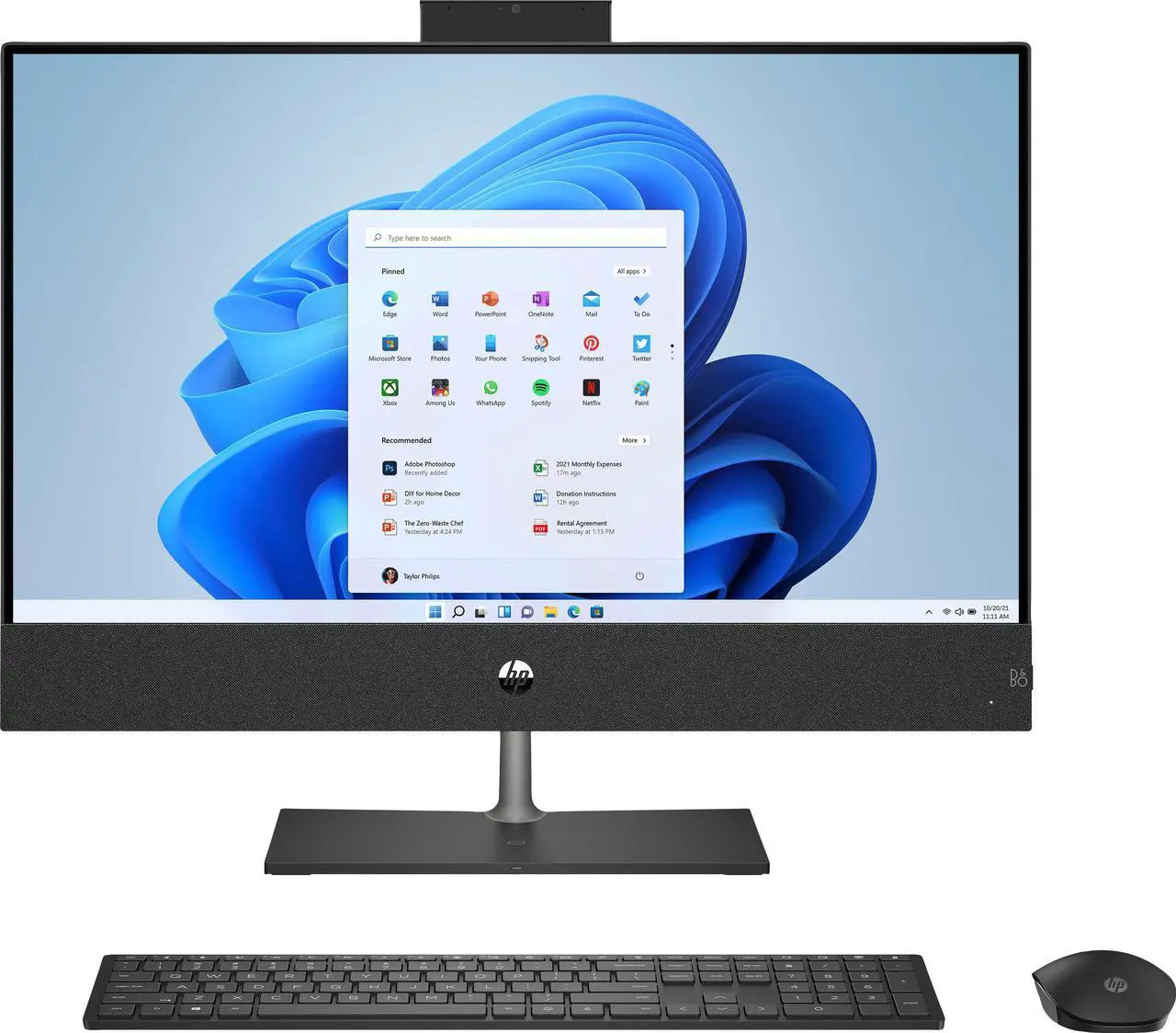 Main image of HP - Pavilion 27" Touch-Screen All-In-One - Inte Core i7 - 16GB Memory - 1TB SSD - Sparkling Black
Desktop PC Computer