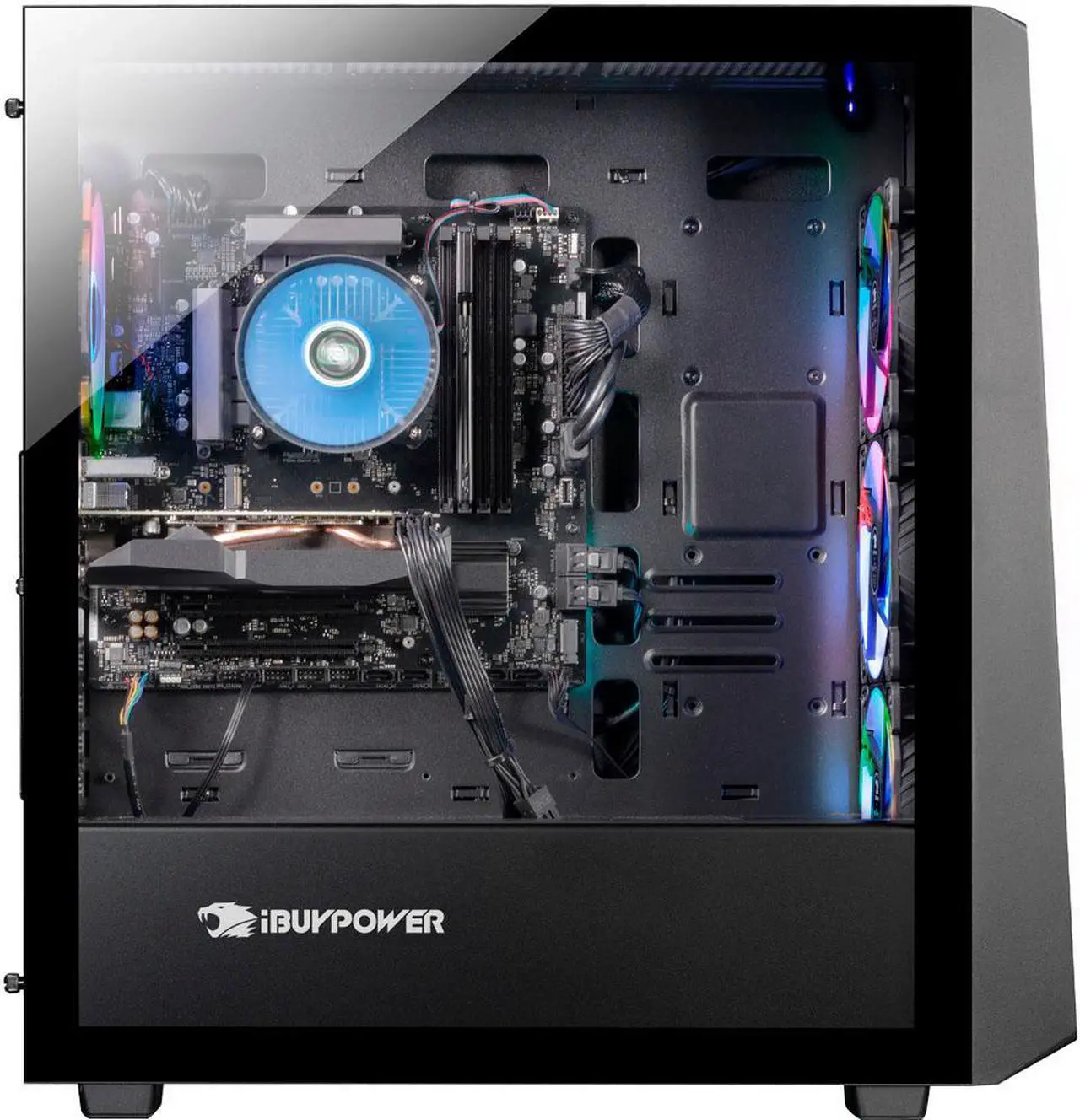 Alt view image 3 of 5 - iBUYPOWER Gaming PC, Intel Core i5 12400F (6 cores, up to 4.4GHz), NVIDIA GeForce RTX 3050 8GB, 8GB DDR4, 500GB NVMe SSD, 600W 80+ Gold, Windows 11 (SlateMR2010)