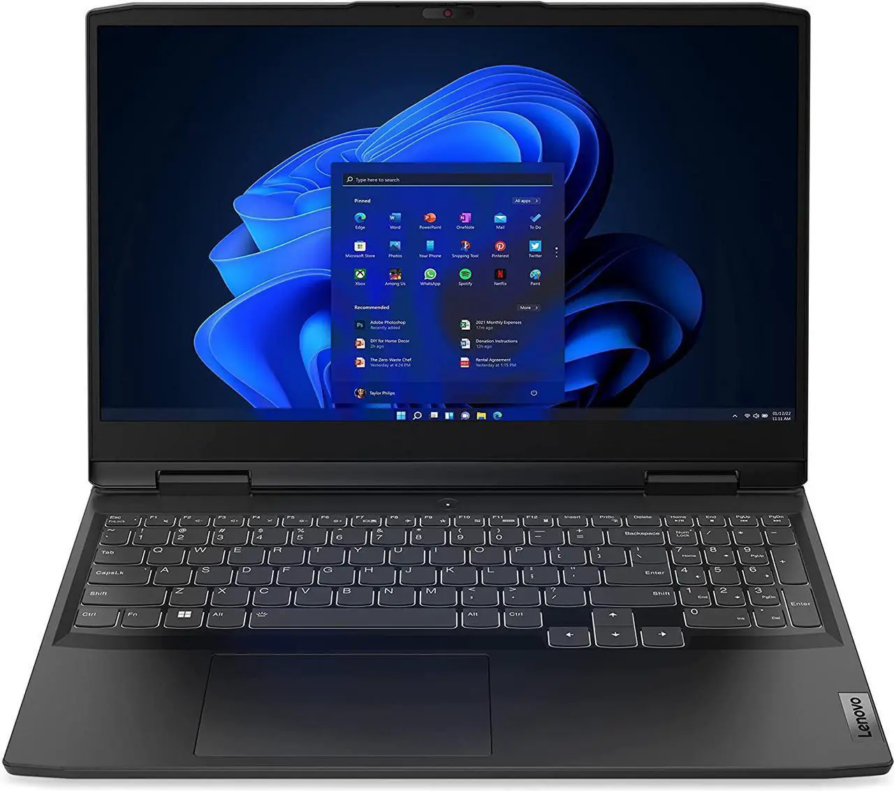Main image of Lenovo IdeaPad Gaming 3 - (2022) - Essential Gaming Laptop Computer - 15.6" FHD - 120Hz - AMD Ryzen 5 6600H - NVIDIA GeForce RTX 3050 - 8GB DDR5 RAM - 256GB NVMe Storage - Windows 11 Home