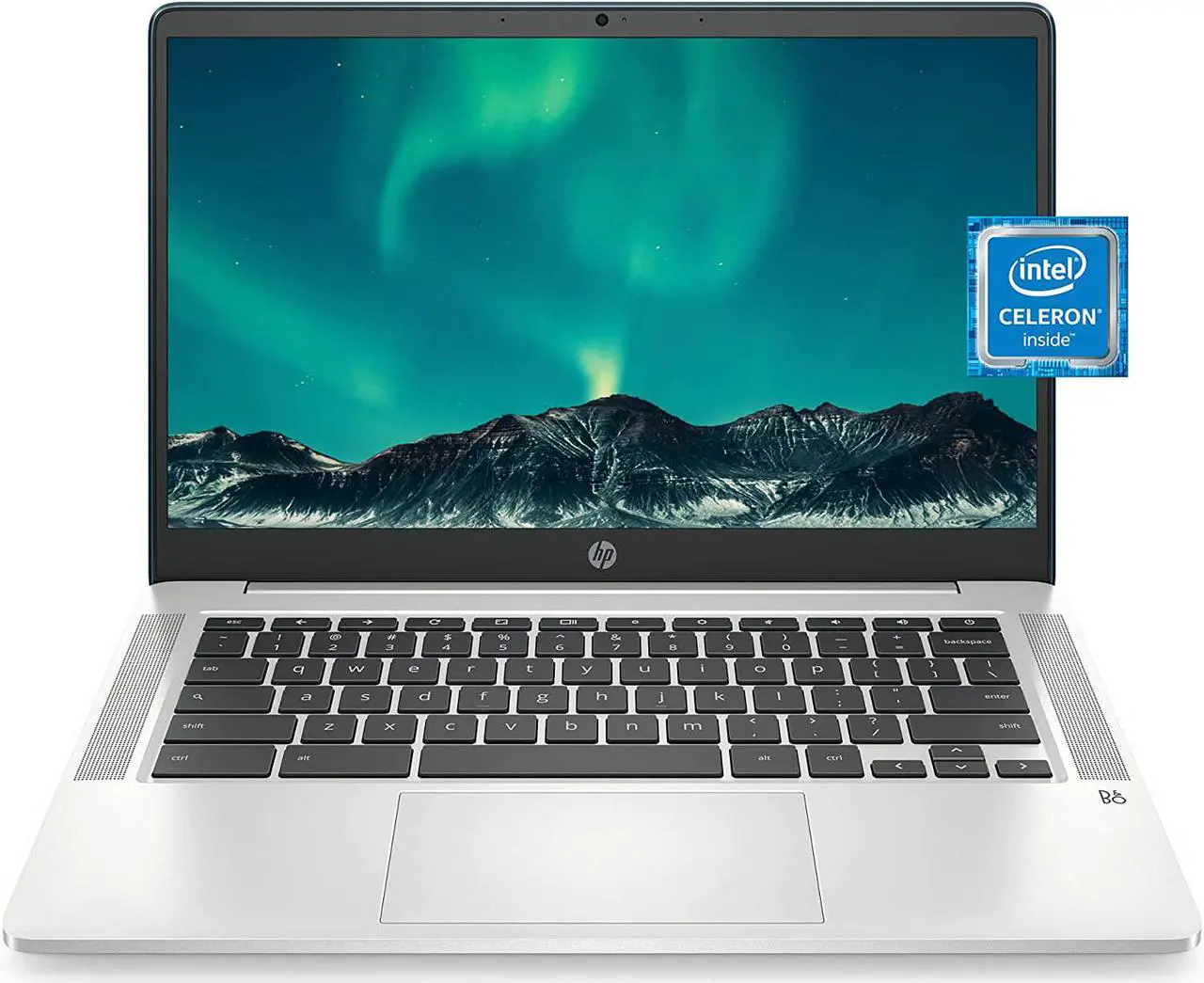 Main image of HP Chromebook 14a-na0120nr 14" HD Laptop Intel Celeron N4020 1.10GHz up to 2.80GHz Dual-core, Intel UHD Graphics 600 4GB LPDDR4-2400 RAM 32GB eMMC Chrome OS