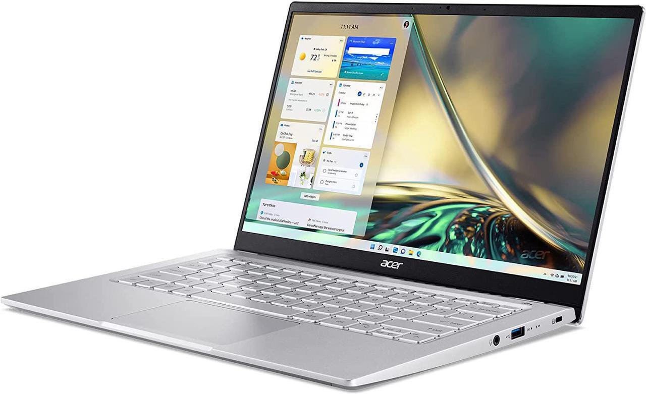 Main image of Acer Swift 3 Intel Evo Thin & Light Laptop | 14" QHD 100% sRGB | Intel Core i7-1260P | Intel Iris Xe Graphics | 16GB LPDDR4X | 512GB SSD | Killer Wi-Fi 6E AX1675 | Windows 11 Home | SF314-512-78JG