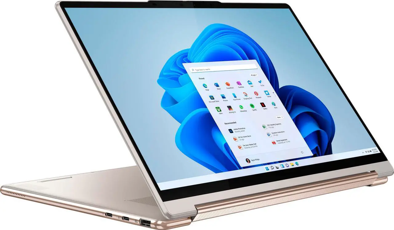 Alt view image 3 of 6 - Lenovo - Yoga 9i 14" 2.8K Touch 2-in-1 Laptop with Pen - Intel Evo Platform - Core i7-1260P - 16GB Memory - 512GB SSD - Oatmeal 82LU0001US