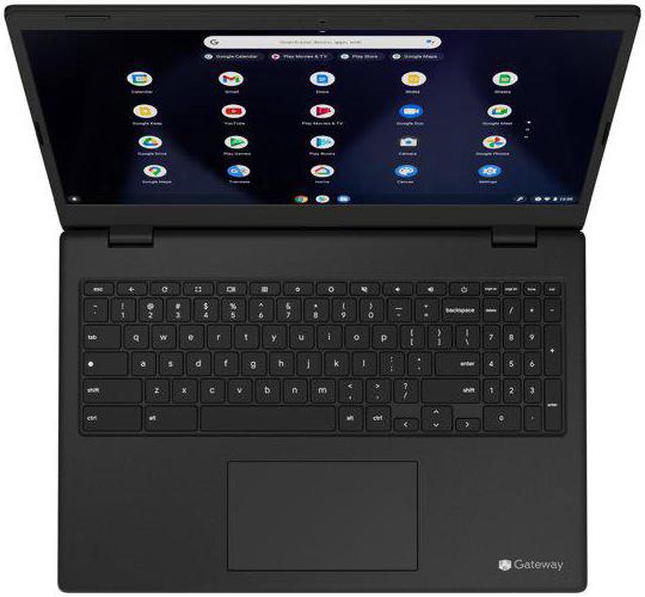 Alt view image 2 of 4 - Gateway 15.6" Chromebook, Intel® Pentium® Silver N6000, Quad Core, 4GB Memory, 128GB Storage, 1MP Webcam, Chrome OS, GCNP41524-BK Laptop Notebook
