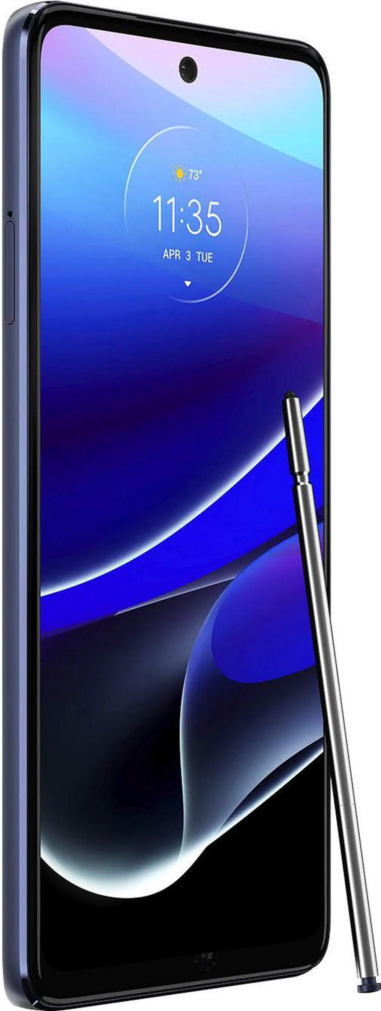 Main image of Motorola - Moto G Stylus 5G 256GB (2022 Unlocked) - Steel Blue PATJ0002US Smart Cell Phone