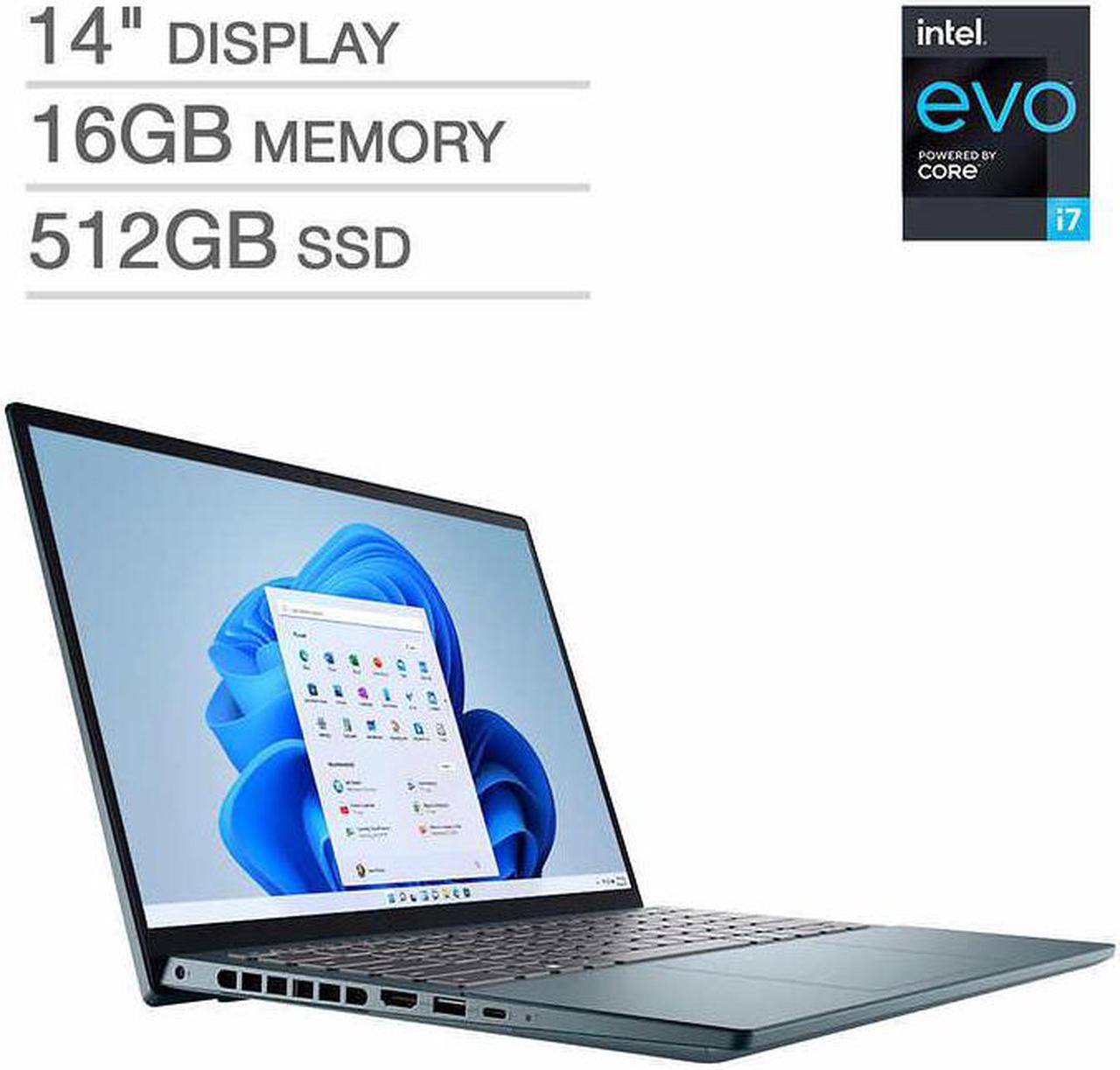 Main image of Dell Inspiron Plus 14" Laptop - 12th Gen Intel Core i7-12700H - 2240 x 1400 - Blue - Windows 11 Notebook I7420-7614GRE-PUS