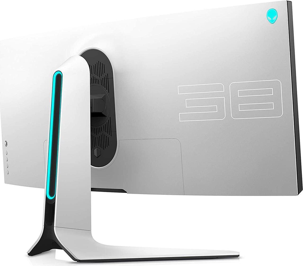 Alt view image 5 of 16 - Alienware Ultrawide Curved Gaming Monitor - 38-Inch WQHD Display, White - AW3821DW