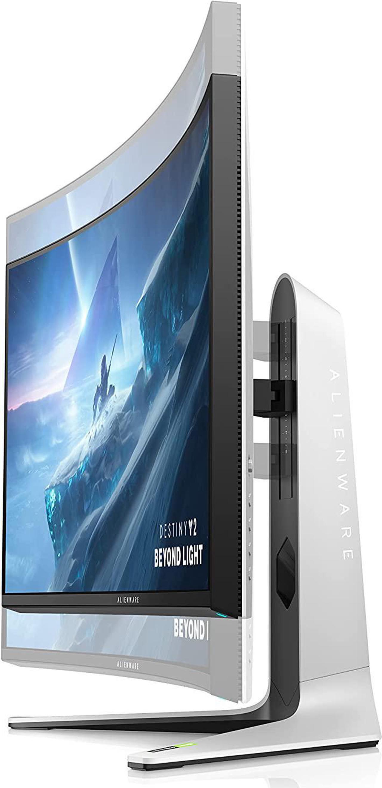 Alt view image 7 of 16 - Alienware Ultrawide Curved Gaming Monitor - 38-Inch WQHD Display, White - AW3821DW