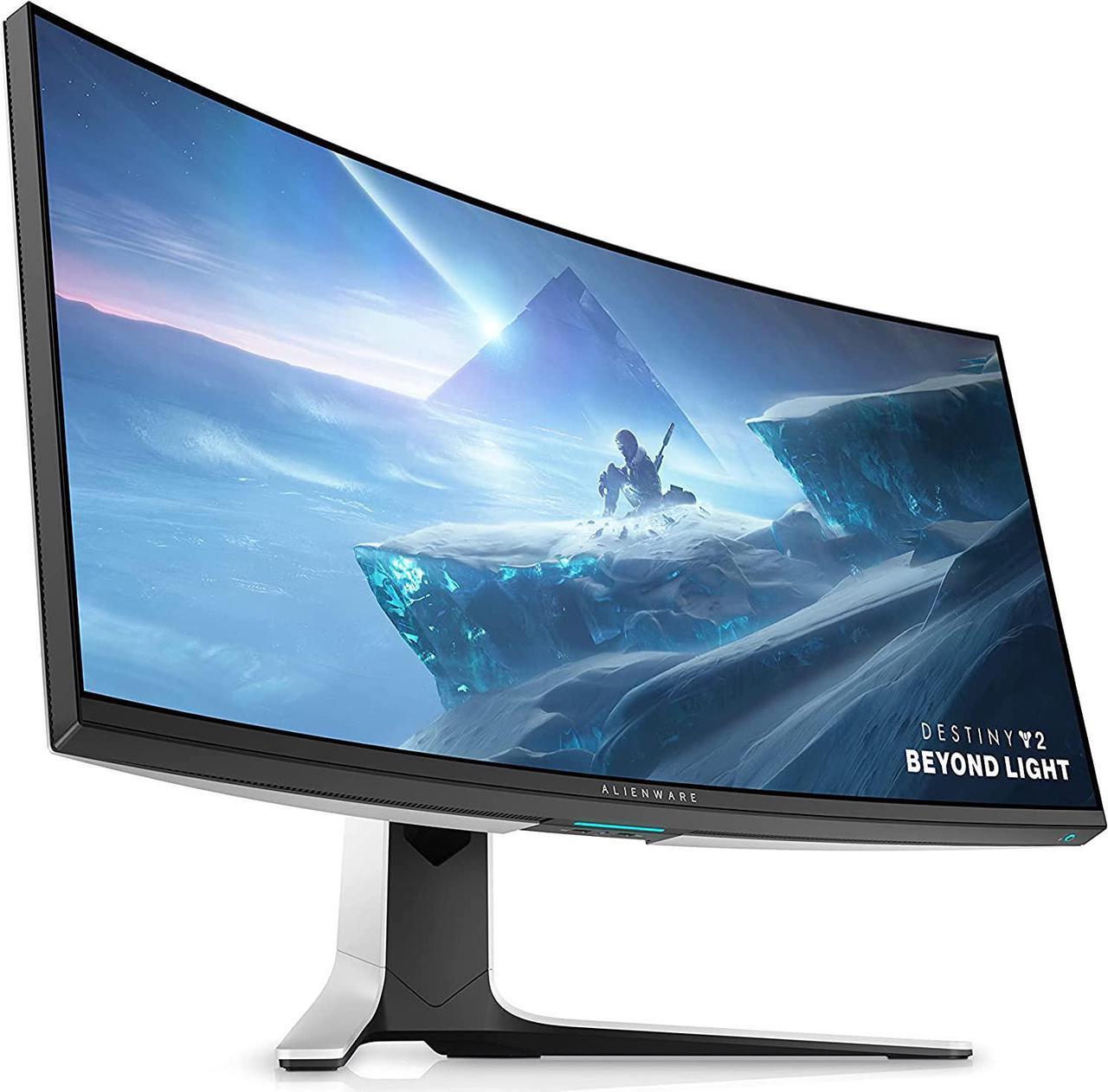 Alt view image 6 of 16 - Alienware Ultrawide Curved Gaming Monitor - 38-Inch WQHD Display, White - AW3821DW