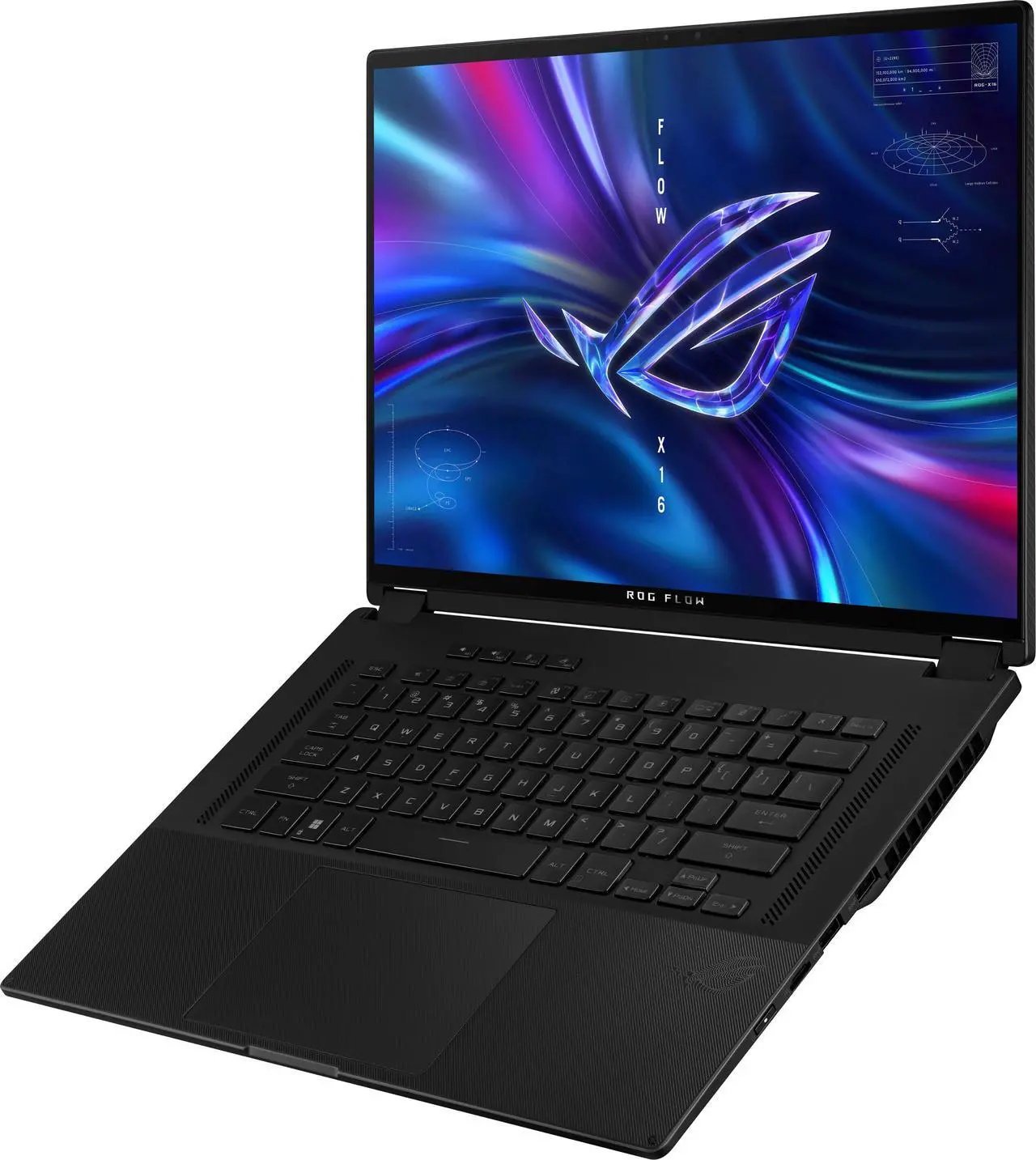 Alt view image 4 of 6 - ASUS - ROG 16" Touchscreen Gaming Laptop - AMD Ryzen 9 - 16GB DDR5 Memory - NVIDIA GeForce RTX 3060 V6G Graphics - 1TB SSD - Off black
Tablet