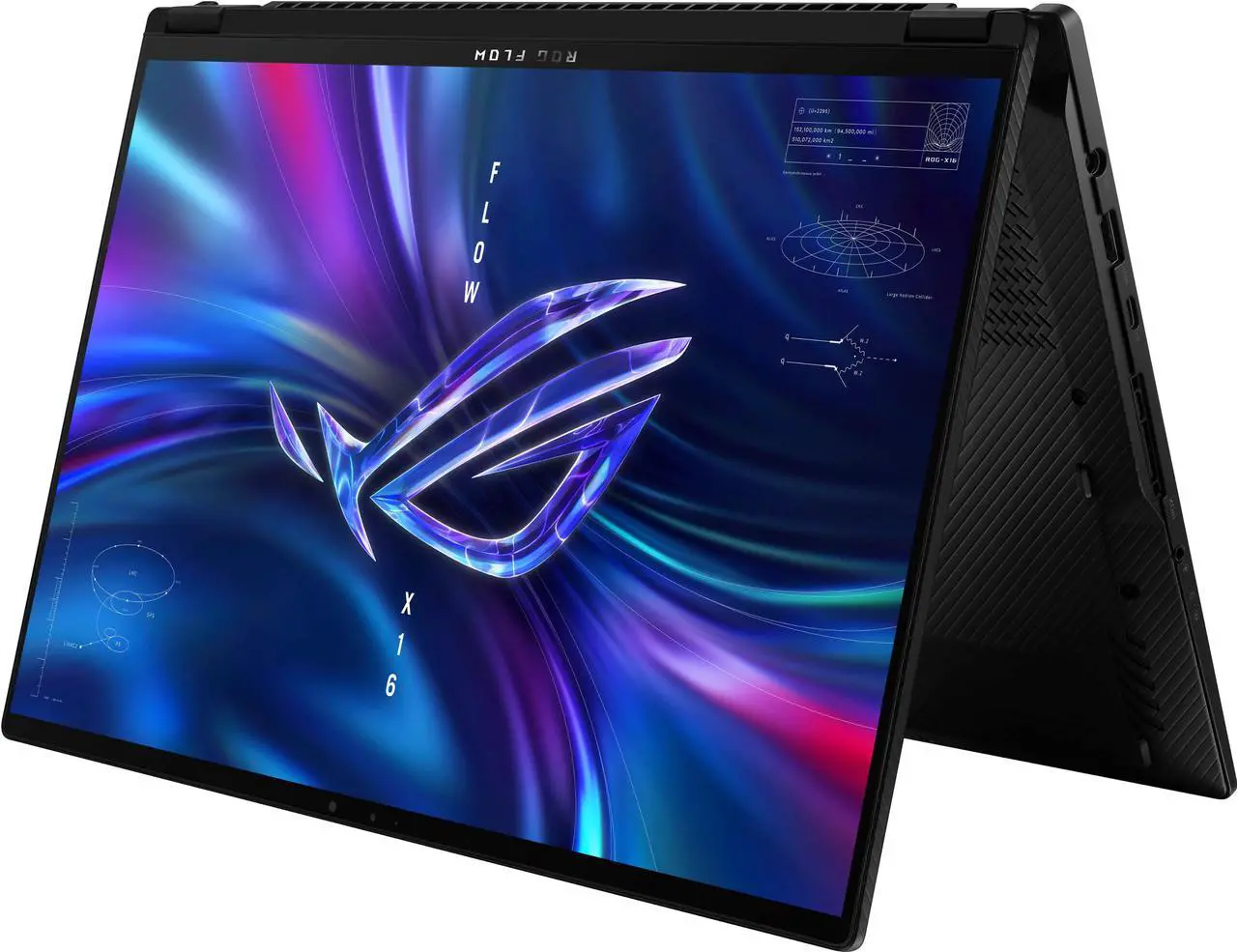 Alt view image 5 of 6 - ASUS - ROG 16" Touchscreen Gaming Laptop - AMD Ryzen 9 - 16GB DDR5 Memory - NVIDIA GeForce RTX 3060 V6G Graphics - 1TB SSD - Off black
Tablet