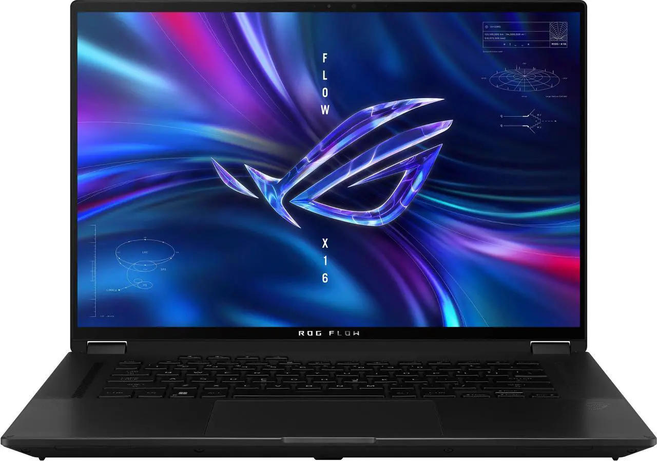 Main image of ASUS - ROG 16" Touchscreen Gaming Laptop - AMD Ryzen 9 - 16GB DDR5 Memory - NVIDIA GeForce RTX 3060 V6G Graphics - 1TB SSD - Off black
Tablet