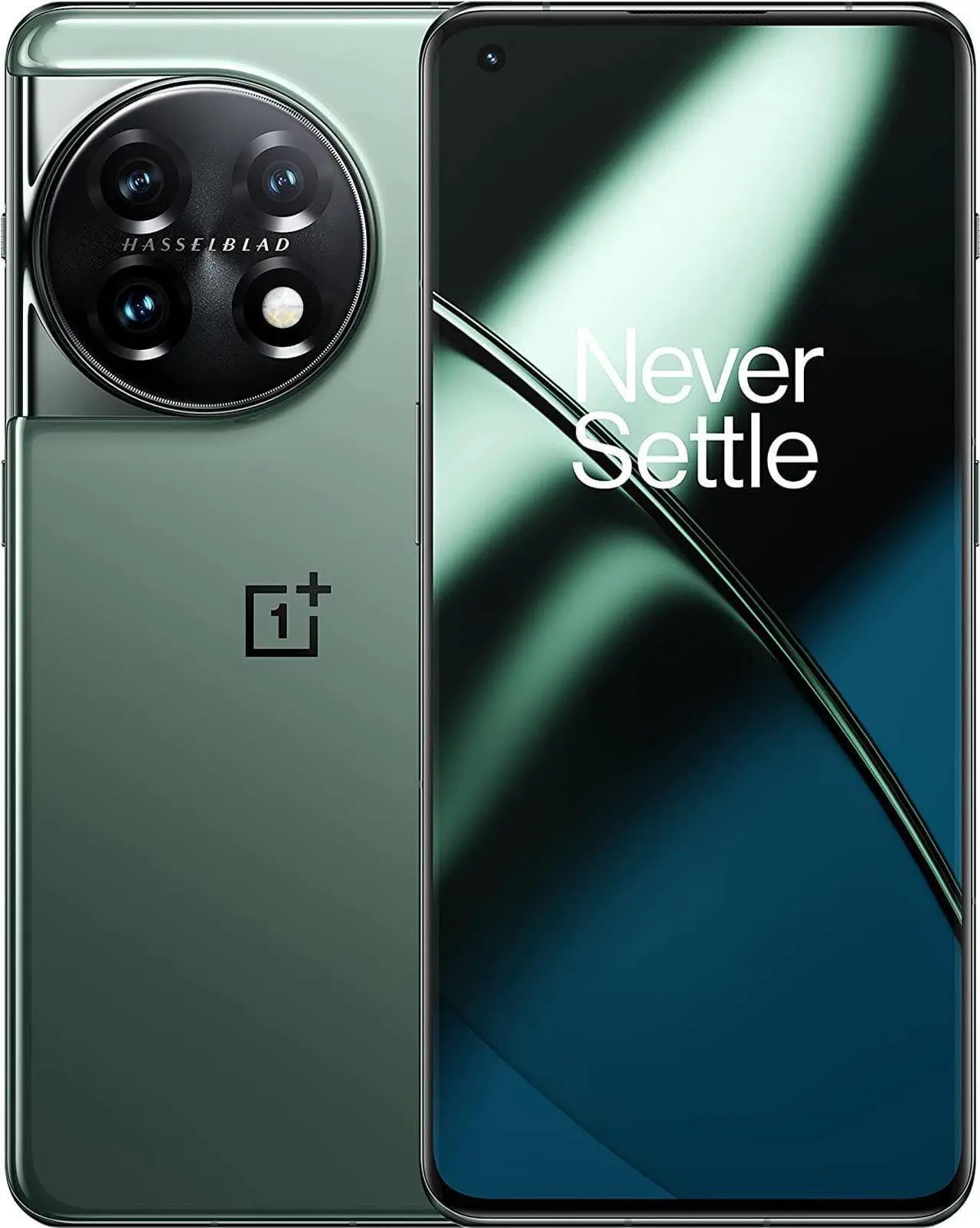 Main image of OnePlus 11 5G | 16GB RAM+256GB | Dual-SIM | Eternal Green | US Factory Unlocked Android Smartphone | 5000 mAh battery | 80W Fast charging | Hasselblad Camera | 120Hz Fluid Display | 4nm Processor