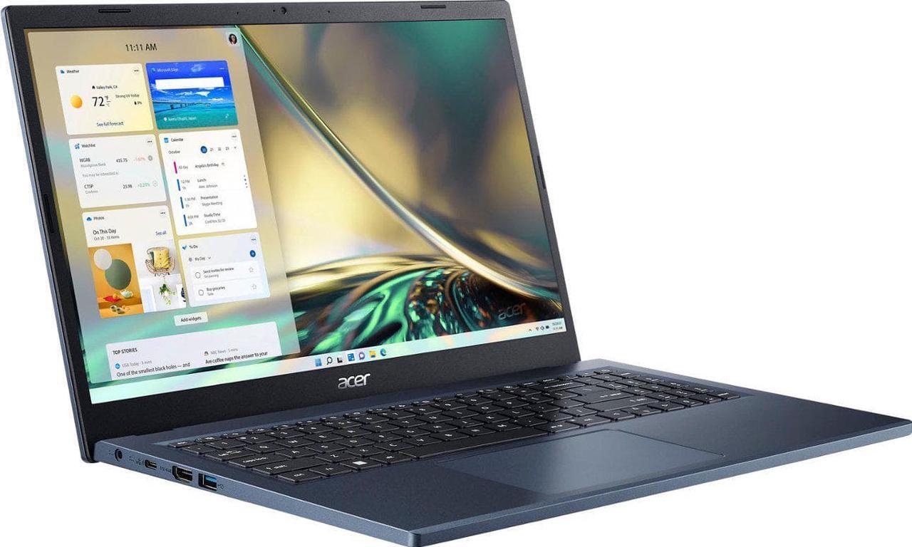 Alt view image 2 of 5 - Acer - Aspire 3 A315-24PT-R90Z 15.6 Full HD IPS Touch Screen Laptop - AMD Ryzen 5 7520U with 8GB Memory - 512GB SSD - Steam Blue A315-24PT-R90Z