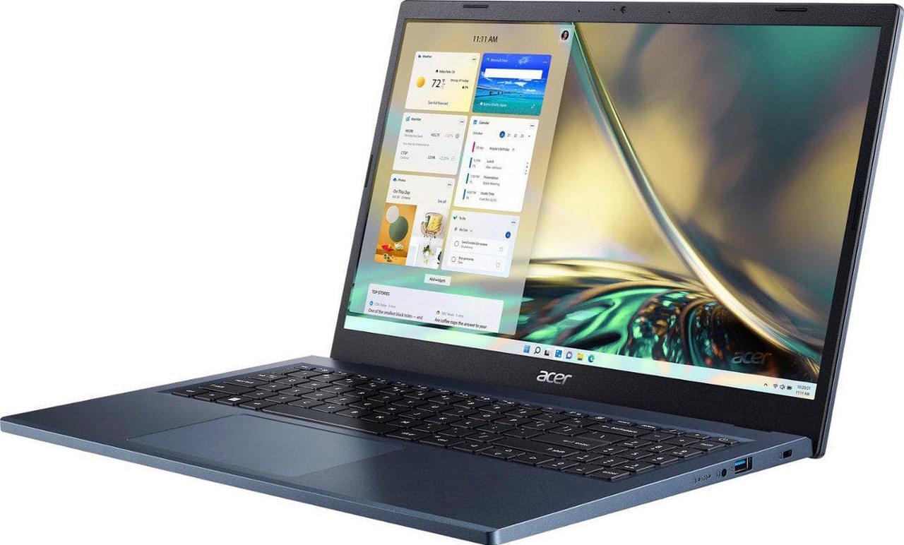 Alt view image 3 of 5 - Acer - Aspire 3 A315-24PT-R90Z 15.6 Full HD IPS Touch Screen Laptop - AMD Ryzen 5 7520U with 8GB Memory - 512GB SSD - Steam Blue A315-24PT-R90Z