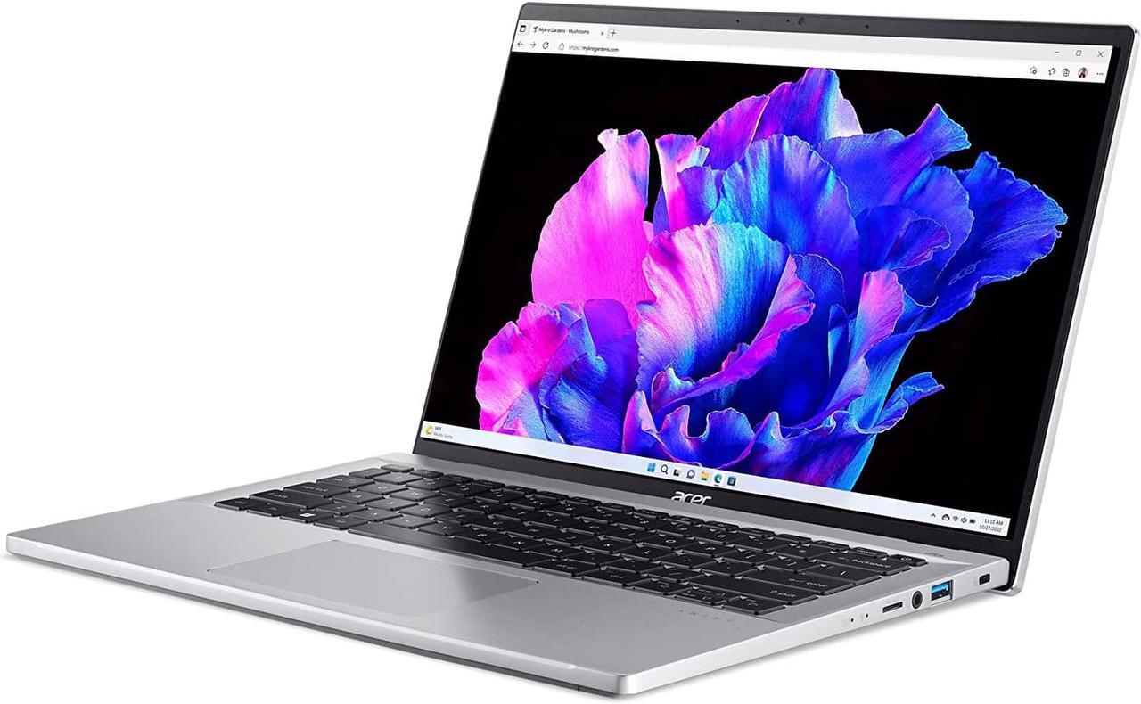 Alt view image 3 of 7 - Acer Swift Go 14 Intel Evo Thin & Light Laptop 14" 1920x1200 100% sRGB Touch Display Intel Core i7-1355U Intel Iris Xe 16GB LPDDR5 512GB Gen 4 SSD Killer WiFi 6E AX1675 SFG14-71T-72QV