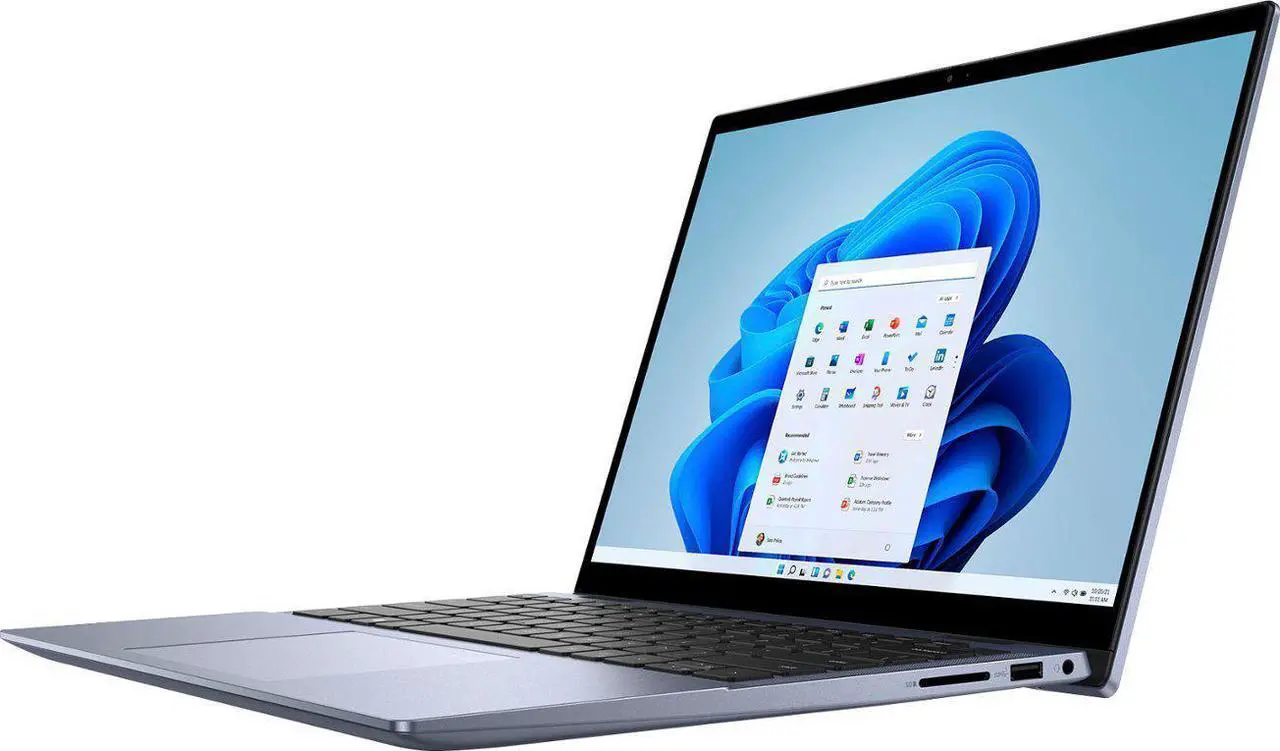 Alt view image 3 of 7 - Dell - Inspiron 14.0" 2-in-1 Touch Laptop - AMD Ryzen 7 7730U - 16GB Memory - 1TB SSD - Lavender Blue i7435-A329BLU-PUS Tablet Notebook PC
