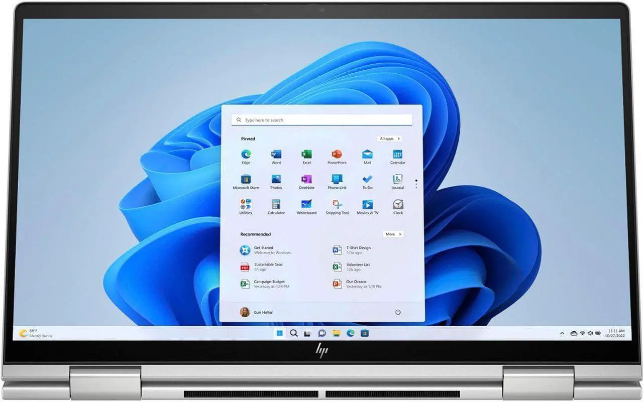 Alt view image 4 of 8 - HP - ENVY 2-in-1 15.6" Full HD Touch-Screen Laptop - Intel Evo Platform - Core i7 - 16GB Memory - 512GB SSD - Natural Silver Notebook PC Tablet