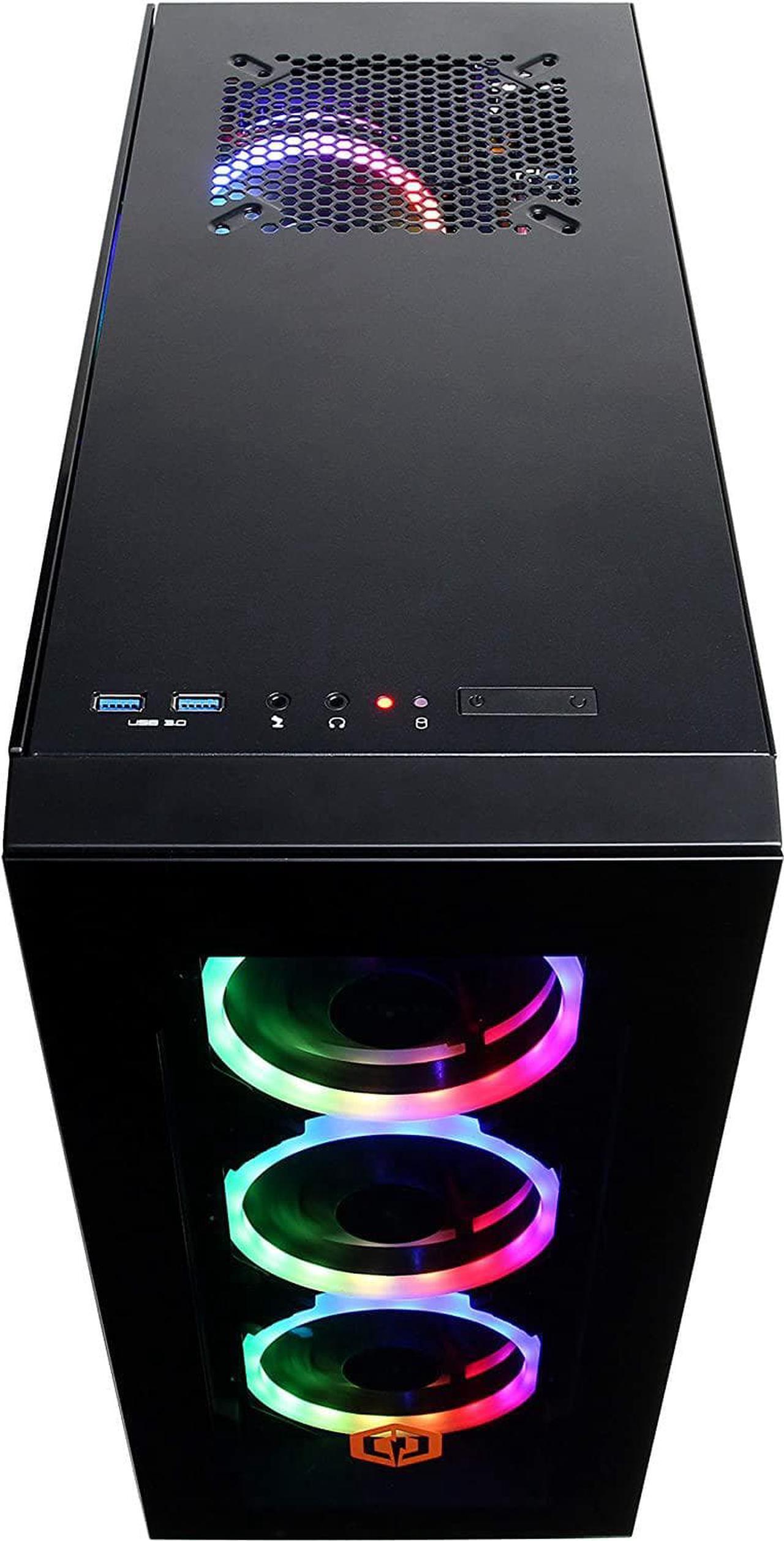Alt view image 3 of 10 - CyberpowerPC Gamer Xtreme VR Gaming PC, Intel Core i7-12700F 2.1GHz, GeForce RTX 3060 12GB, 16GB DDR4, 1TB NVMe SSD, WiFi & Win 11 Home (GXiVR8040A12), Black