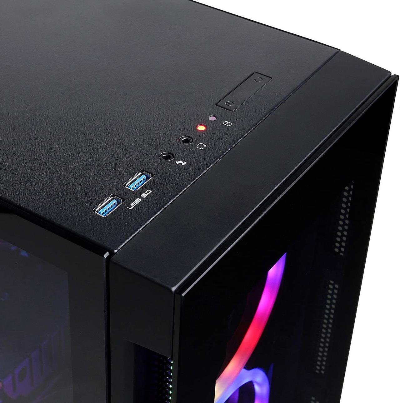 Alt view image 4 of 10 - CyberpowerPC Gamer Xtreme VR Gaming PC, Intel Core i7-12700F 2.1GHz, GeForce RTX 3060 12GB, 16GB DDR4, 1TB NVMe SSD, WiFi & Win 11 Home (GXiVR8040A12), Black