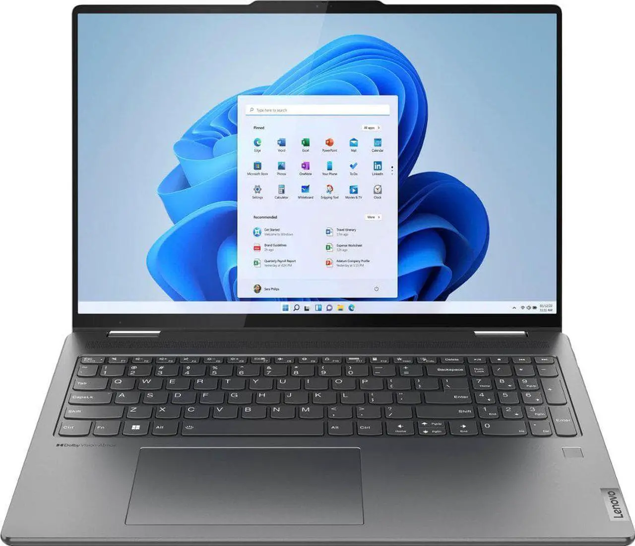 Alt view image 6 of 20 - Lenovo Yoga 7i 82YN0001US 16" Touchscreen Laptop i5-1335U 8GB 512GB SSD