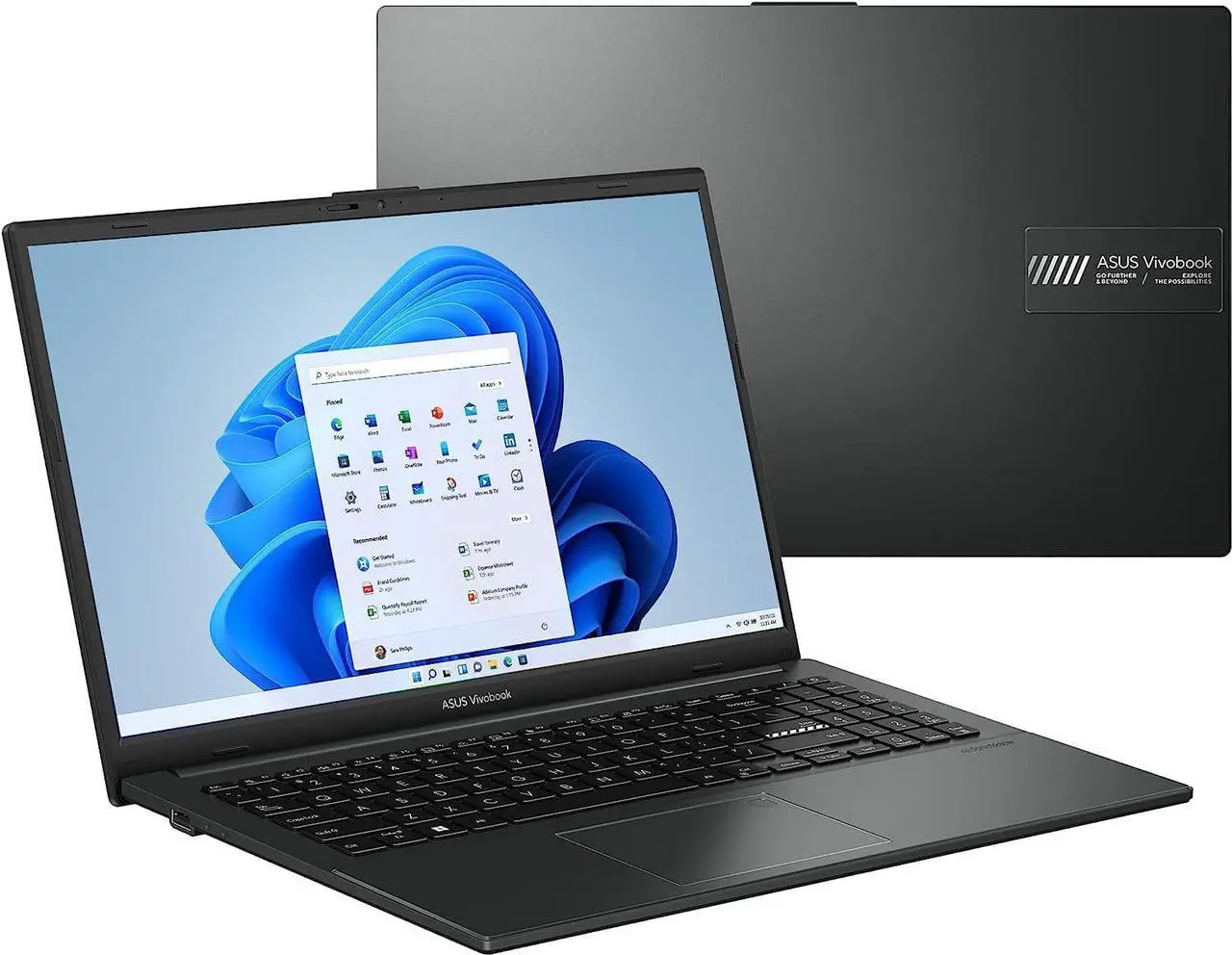Alt view image 4 of 5 - ASUS 2023 Vivobook Go 15 Laptop, 15.6 FHD Display, AMD Ryzen 5 7520U Processor, 8GB RAM, 512GB SSD, Windows 11 Home, Mixed Black, E1504FA-AS52
Notebook PC Computer
