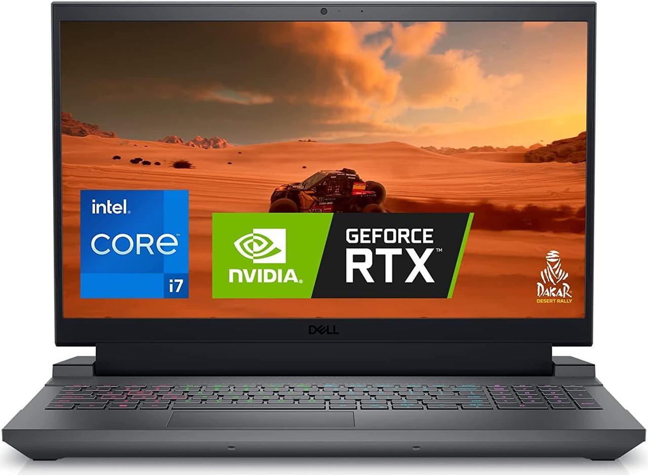 Main image of Dell G15 5530 Gaming Laptop - 15.6-inch FHD 165Hz 3ms (1920x1080) Display, Intel Core i7-13650HX, 16GB DDR5 RAM, 1TB SSD, NVIDIA GeForce RTX 4060 8GB GDDR6, Windows 11 Home - Dark Shadow Gray