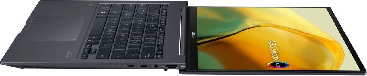 Alt view image 3 of 10 - ASUS - Zenbook 14.5" 2.8K OLED Touch Laptop - Intel Evo Platform - 13th Gen Core i7 Processor with 16GB Memory - 512GB SSD - Inkwell Gray Notebook Q420VA-EVO.I7512