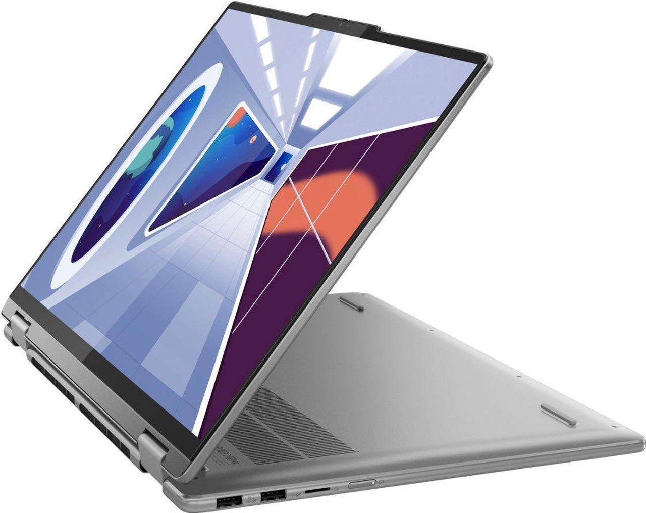 Alt view image 3 of 6 - Lenovo - Yoga 7 16" WUXGA 2 in 1 Touch Screen Laptop - AMD Ryzen 5 7535U - 8GB Memory - 512GBSSD - Arctic Grey 83BS0000US