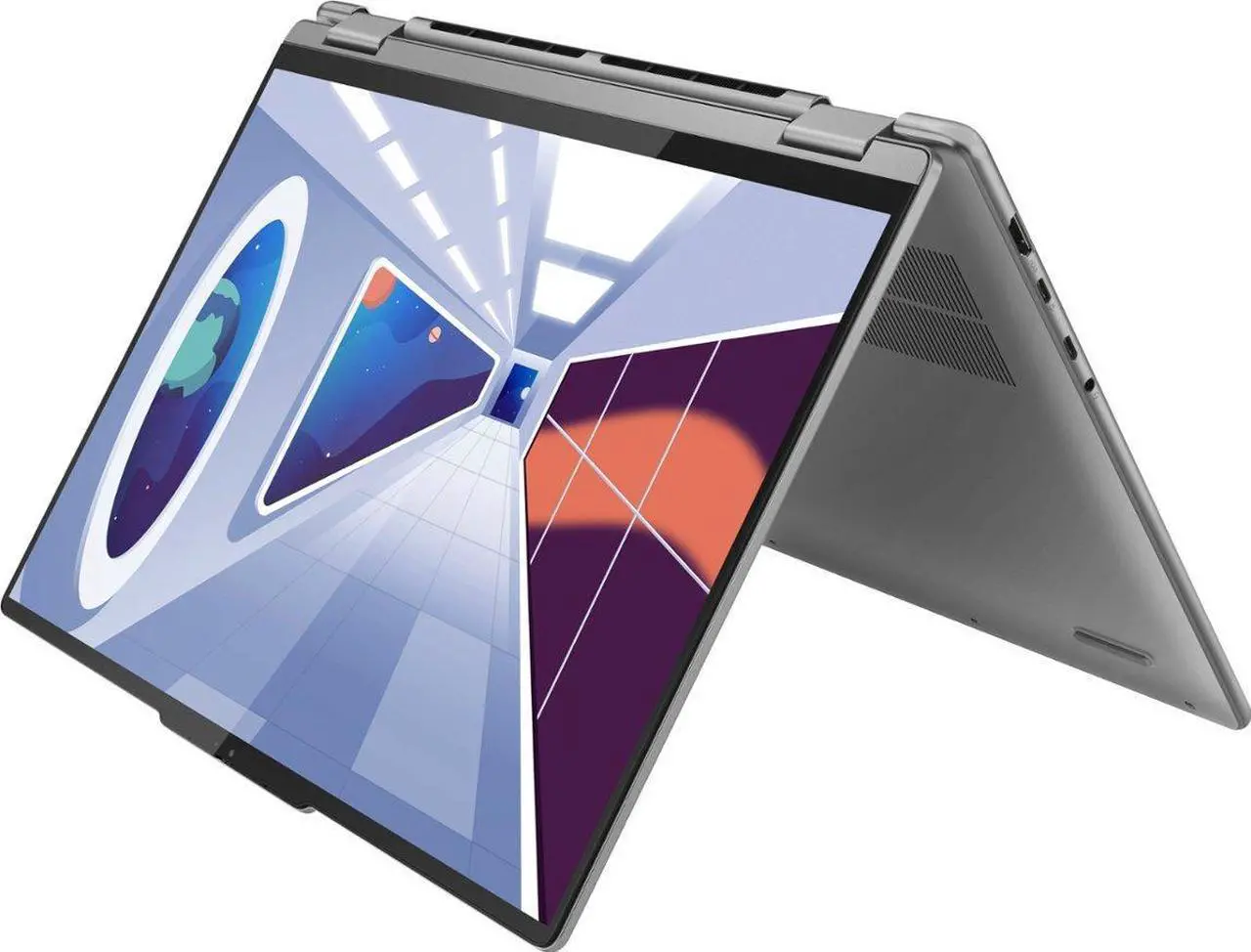 Alt view image 4 of 6 - Lenovo - Yoga 7 16" WUXGA 2 in 1 Touch Screen Laptop - AMD Ryzen 5 7535U - 8GB Memory - 512GBSSD - Arctic Grey 83BS0000US