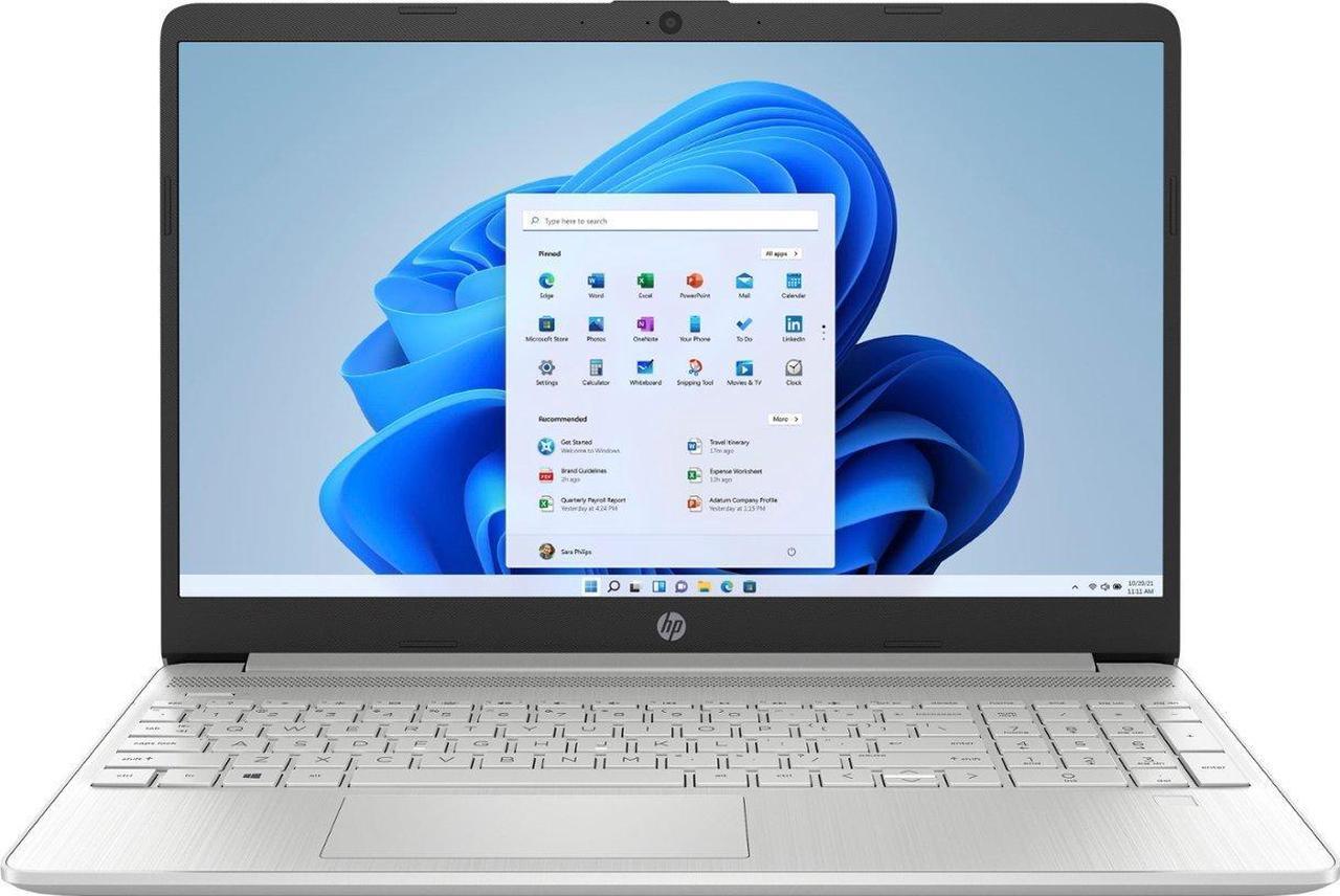 Main image of HP - 15.6" Touch-Screen Laptop - Intel Core i3 - 8GB Memory - 256GB SSD - Silver Notebook 15-DY5033DX