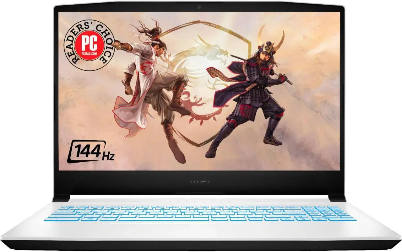 Main image of MSI Sword 15 15.6" Gaming Laptop, 144Hz FHD, Intel Core i7-12650H, NVIDIA GeForce RTX 4060 8GB, 16GB DDR4 Memory, 1TB NVMe SSD, Windows 11, White, Sword 15 A12VF-1299