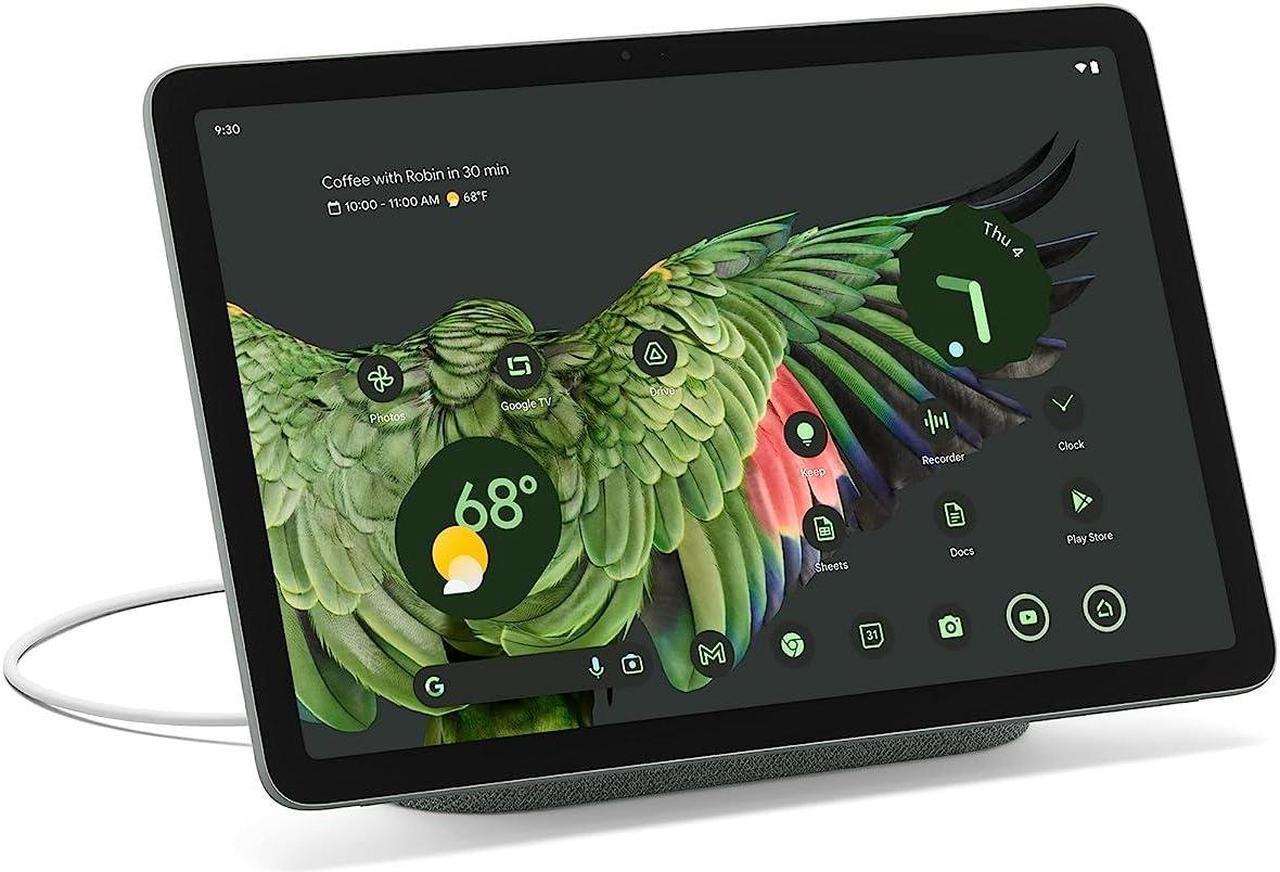 Main image of Google Pixel Tablet with Charging Speaker Dock - Android Tablet with 11-Inch Screen, Smart Home Controls, and Long-Lasting Battery - Hazel/Hazel - 128 GB