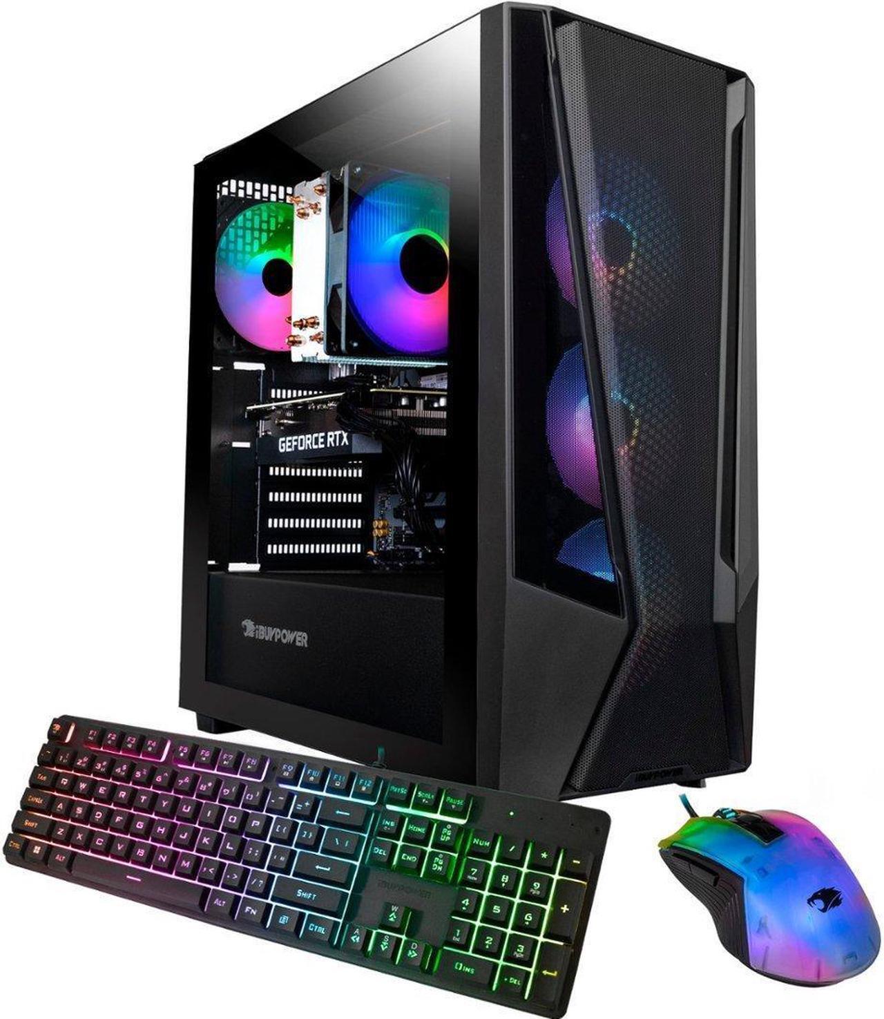 Main image of iBUYPOWER TraceMesh Gaming Desktop PC, Intel i7-13700F, NVIDIA GeForce RTX 4060 8GB, 16GB DDR5 RAM, 1TB SSD, Windows 11, TraceMeshI7N4602