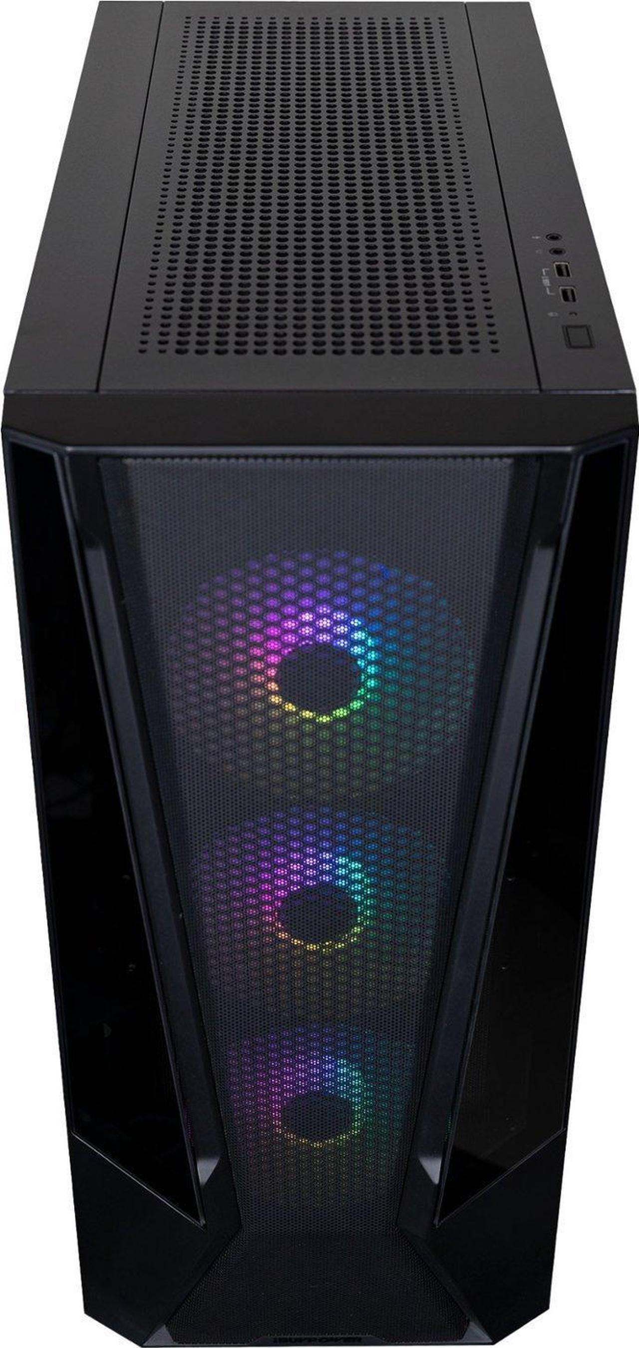 Alt view image 4 of 11 - iBUYPOWER TraceMesh Gaming Desktop PC, Intel i7-13700F, NVIDIA GeForce RTX 4060 8GB, 16GB DDR5 RAM, 1TB SSD, Windows 11, TraceMeshI7N4602