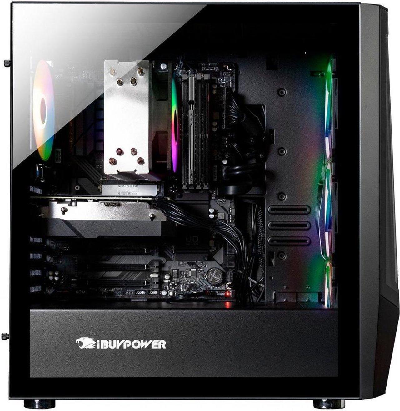 Alt view image 3 of 11 - iBUYPOWER TraceMesh Gaming Desktop PC, Intel i7-13700F, NVIDIA GeForce RTX 4060 8GB, 16GB DDR5 RAM, 1TB SSD, Windows 11, TraceMeshI7N4602