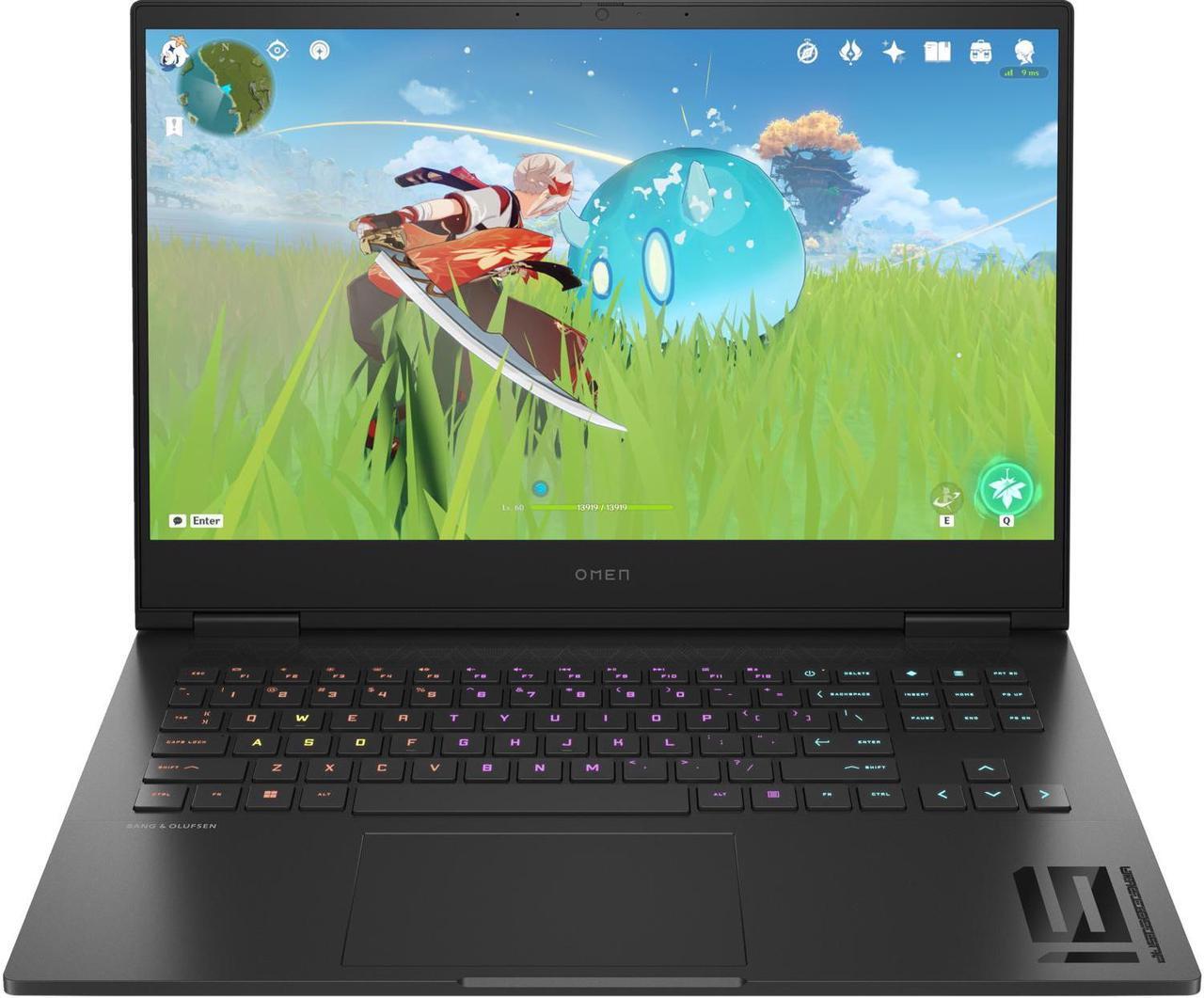 Main image of HP OMEN Gaming Laptop 16-xf0087nr, Windows 11 Home, 16.1", AMD Ryzen 7, 16GB RAM, 1TB SSD, NVIDIA® GeForce RTX 4060, FHD, Shadow black