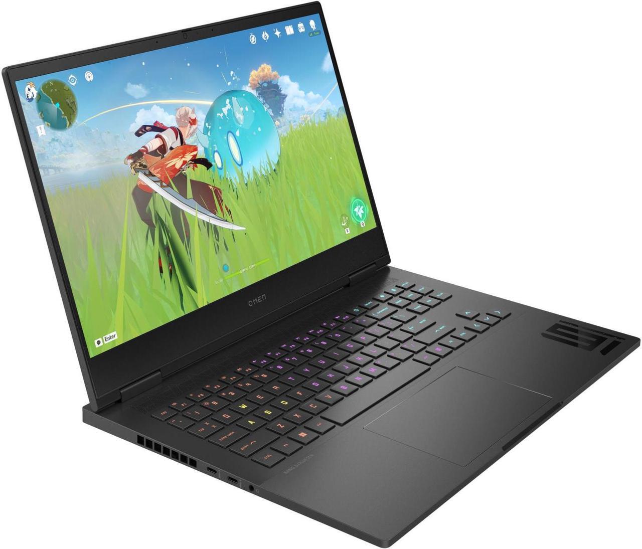 Alt view image 5 of 5 - HP OMEN Gaming Laptop 16-xf0087nr, Windows 11 Home, 16.1", AMD Ryzen 7, 16GB RAM, 1TB SSD, NVIDIA® GeForce RTX 4060, FHD, Shadow black