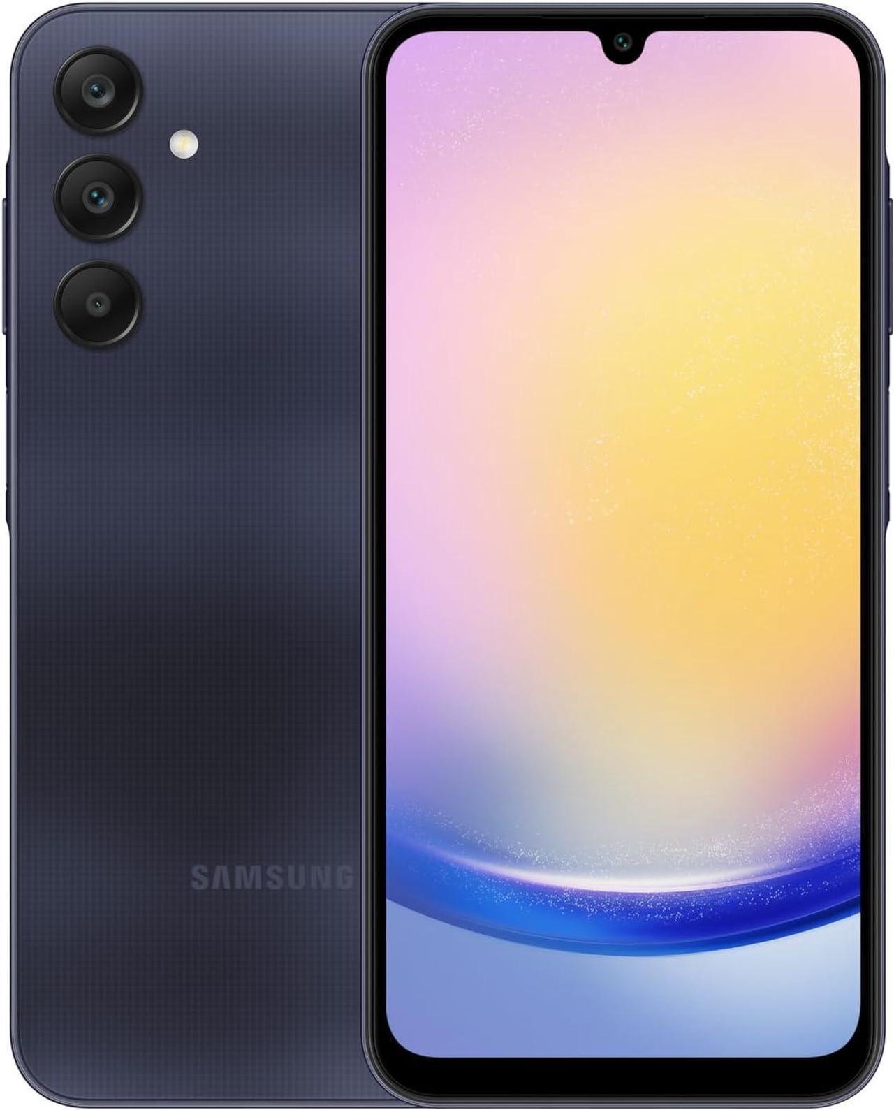 Main image of SAMSUNG Galaxy A25 5G A Series Cell Phone, 128GB Unlocked Android Smartphone, AMOLED Display, Advanced Triple Camera System, Expandable Storage, Stereo Speakers,US Version,2024,Black