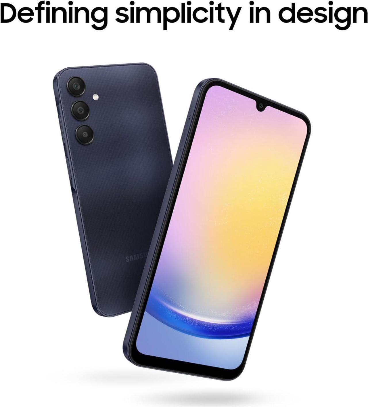 Alt view image 2 of 4 - SAMSUNG Galaxy A25 5G A Series Cell Phone, 128GB Unlocked Android Smartphone, AMOLED Display, Advanced Triple Camera System, Expandable Storage, Stereo Speakers,US Version,2024,Black