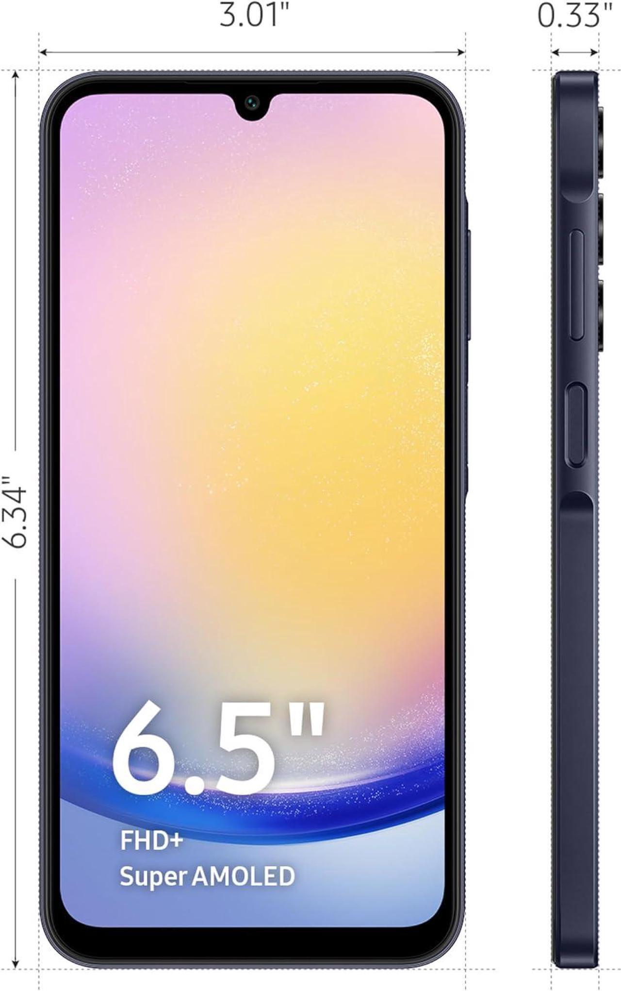 Alt view image 3 of 4 - SAMSUNG Galaxy A25 5G A Series Cell Phone, 128GB Unlocked Android Smartphone, AMOLED Display, Advanced Triple Camera System, Expandable Storage, Stereo Speakers,US Version,2024,Black