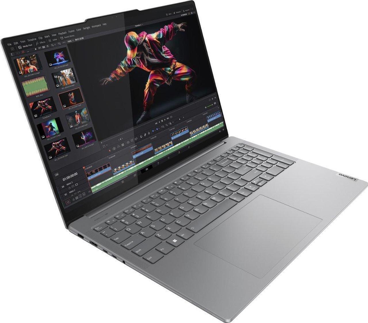 Alt view image 3 of 5 - Lenovo - Yoga Pro 9i 16" 3.2K Touchscreen Laptop - Intel Core Ultra 9 185H with 32GB Memory - NVIDIA GeForce RTX 4050 - 1TB SSD - Luna Grey