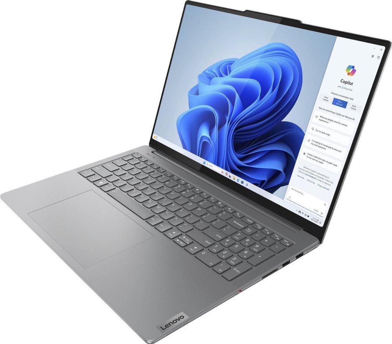 Alt view image 2 of 5 - Lenovo - Yoga Pro 9i 16" 3.2K Touchscreen Laptop - Intel Core Ultra 9 185H with 32GB Memory - NVIDIA GeForce RTX 4050 - 1TB SSD - Luna Grey