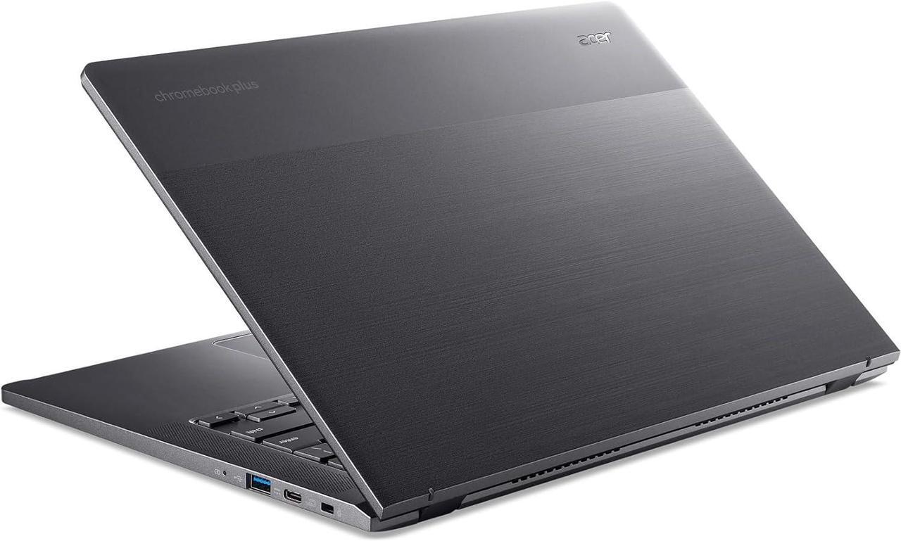 Alt view image 3 of 5 - Acer Chromebook Plus 514 Laptop with Google AI  14" Full HD 1920 x 1080 IPS Touch Display | Intel Core i3-N305 | 8GB LPDDR5 | 128GB SSD | Wi-Fi 6E | FHD Camera | Chrome OS | CB514-4HT-375Z