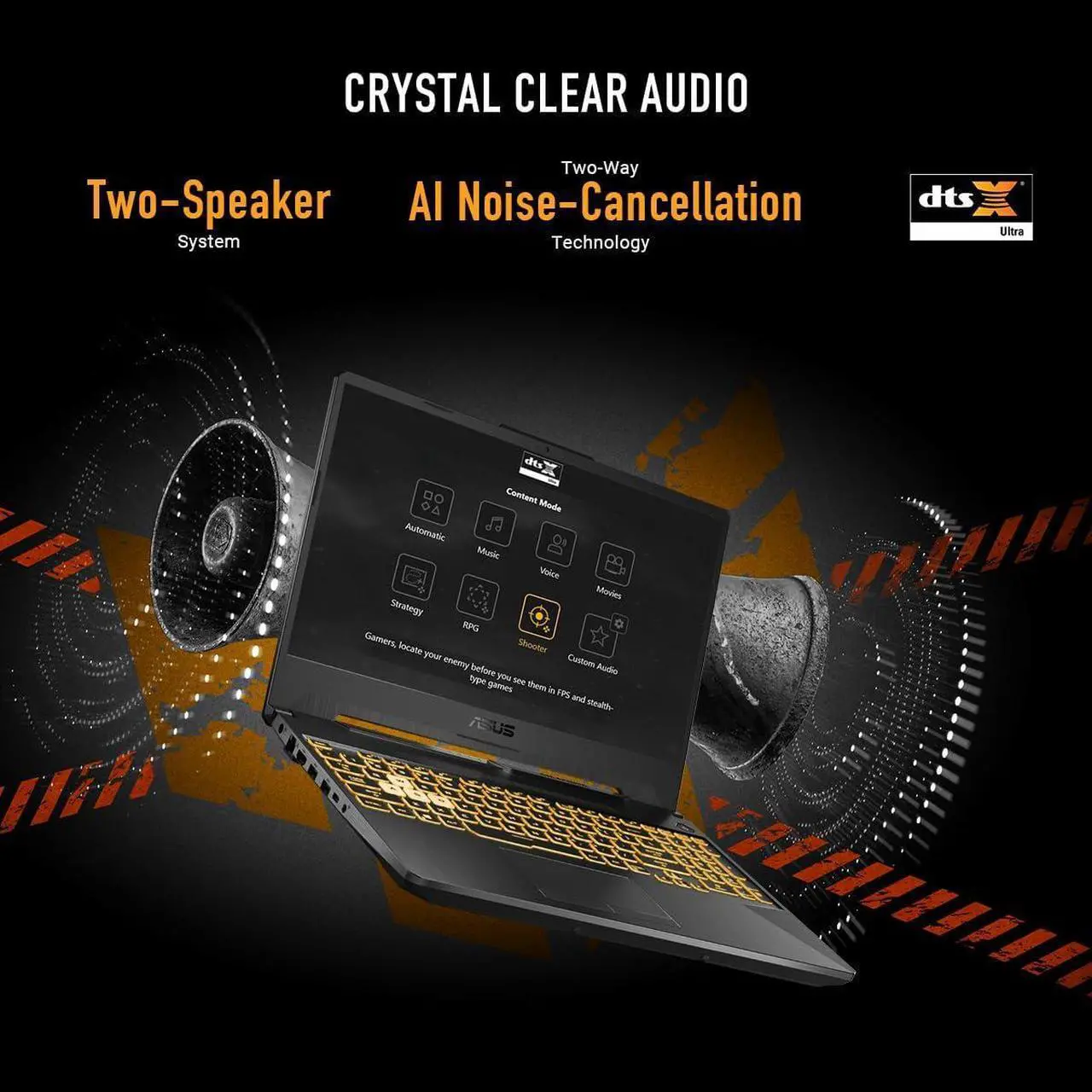 Alt view image 4 of 20 - ASUS TUF Gaming A15 (2024) Gaming Laptop, 15.6 FHD 144Hz Display, NVIDIA® GeForce RTX 2050, AMD Ryzen 5 7535HS, 8GB DDR5, 512GB PCIe® Gen4 NVMe SSD, Wi-Fi 6, Windows 11, FA506NF-ES51