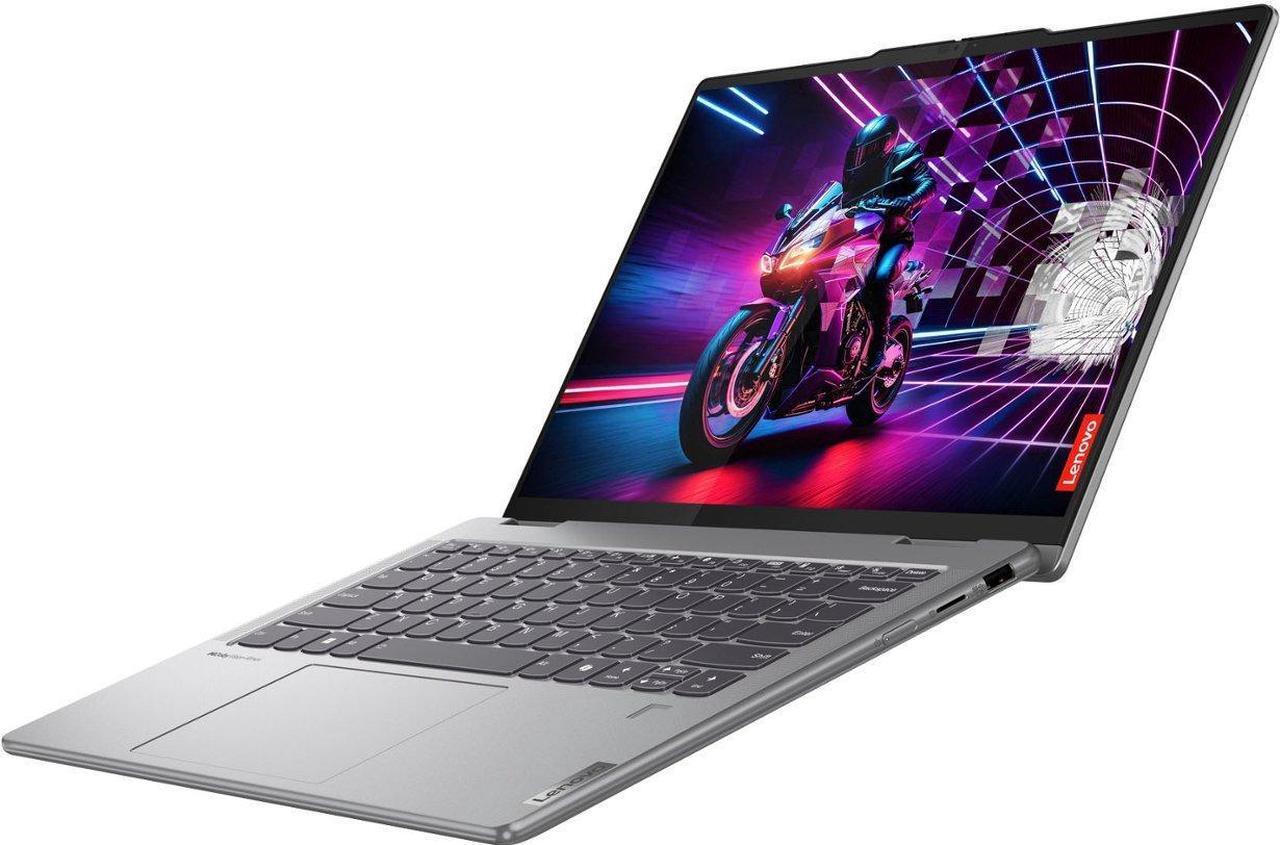 Alt view image 5 of 6 - Lenovo - Yoga 7 2-in-1 14" 2K Touchscreen Laptop - AMD Ryzen 7 8840HS with 16GB Memory - 1 TB SSD - Artic Grey