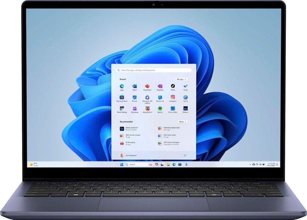 Alt view image 2 of 6 - Dell - Inspiron 14 2-in-1 Touch Laptop - AMD Ryzen 5 Processor - AMD Radeon Graphics - 8 GB Memory - 512 GB SSD - Midnight Blue