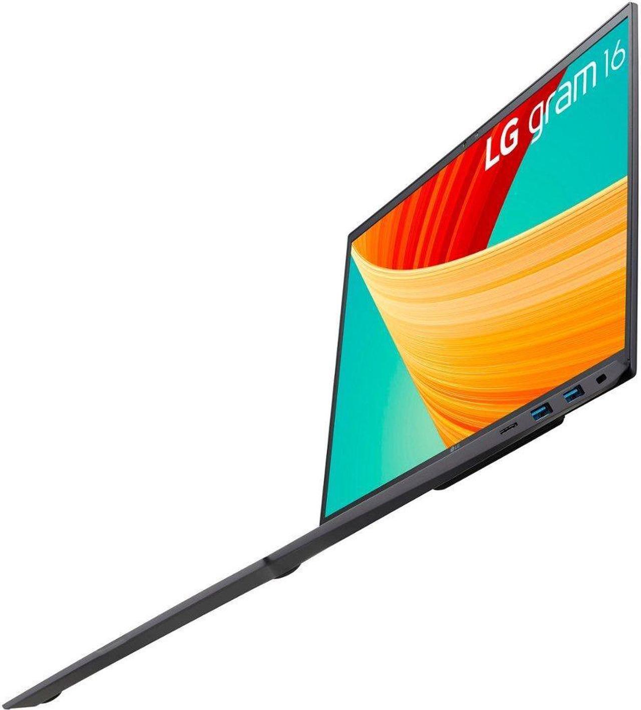 Alt view image 5 of 5 - LG - gram 16" Laptop - Intel Evo 13th Gen Intel Core i7-1360P - 16GB RAM - 1TB SSD - Charcoal Gray