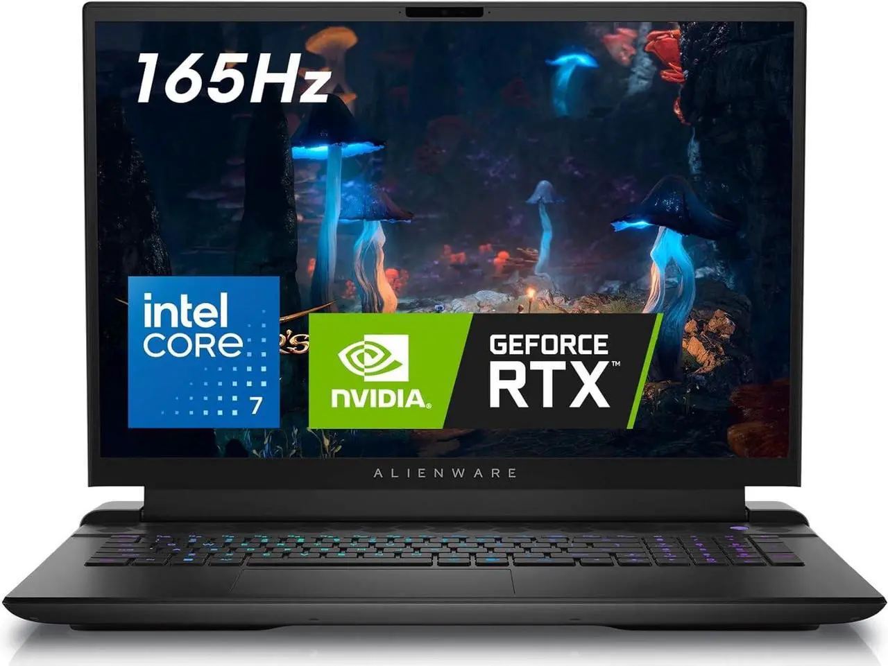 Main image of Dell Alienware M18 Gaming Laptop - 18-inch QHD+ 165Hz 3ms Display, Intel Core i7-14700HX, 16GB DDR5 RAM, 1TB SSD, NVIDIA GeForce RTX 4070 8GB GDDR6, Windows 11 Home, Onsite Service - Dark Metallic